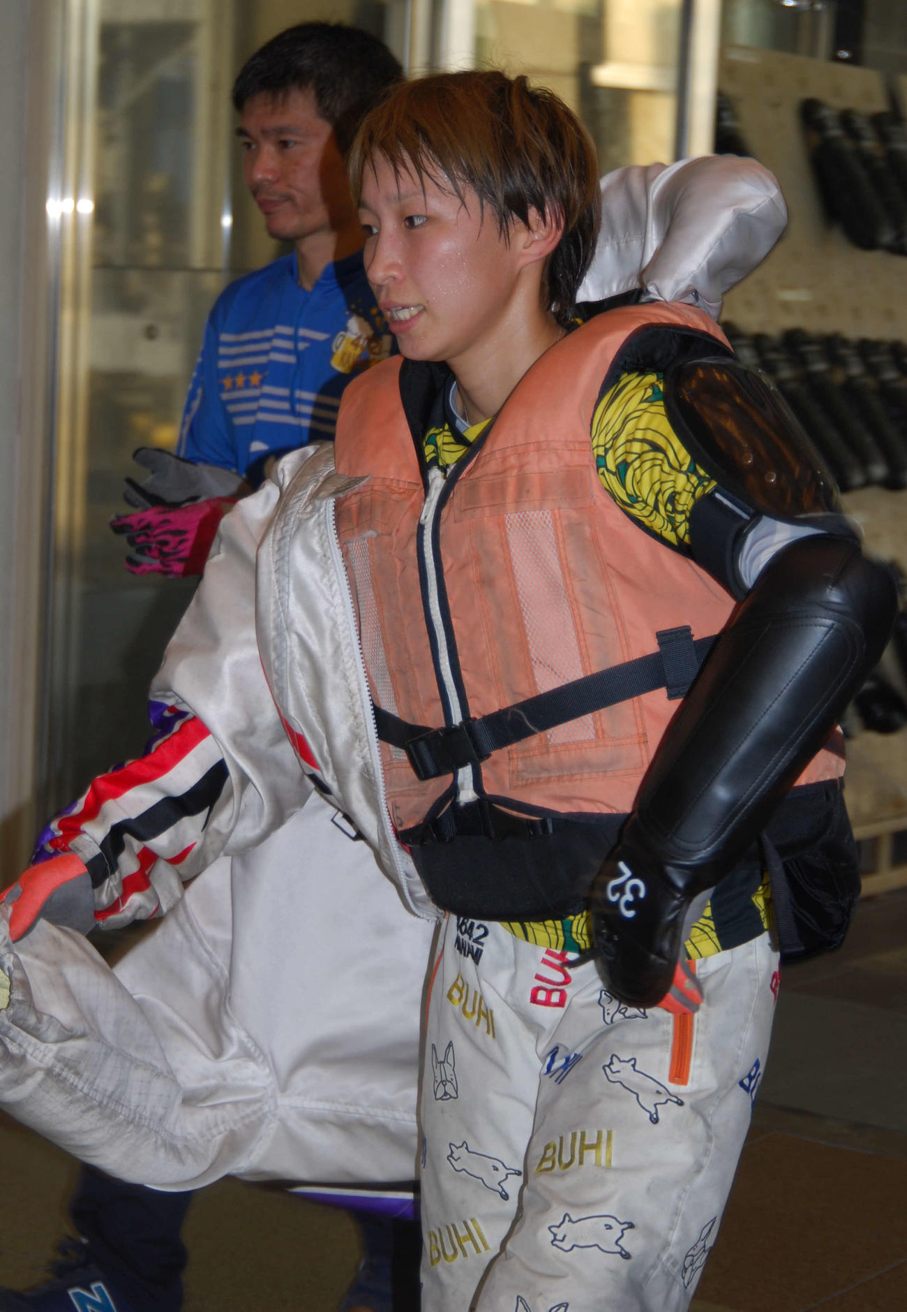 4日目6Rを逃げて準優進出を決めた松尾夏海（撮影・神田成史）