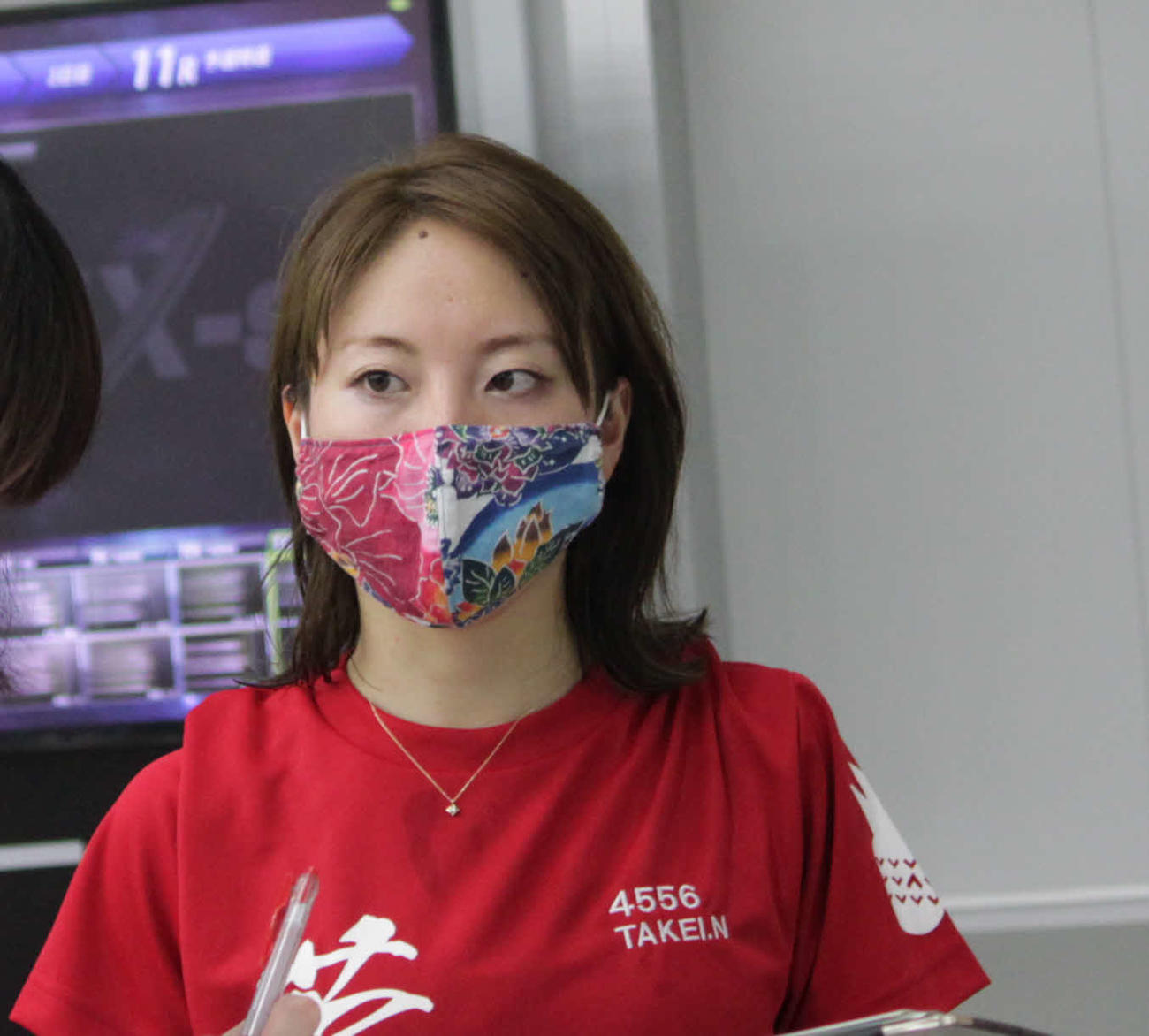 2日目を連勝した竹井奈美（撮影・坂中昭子）