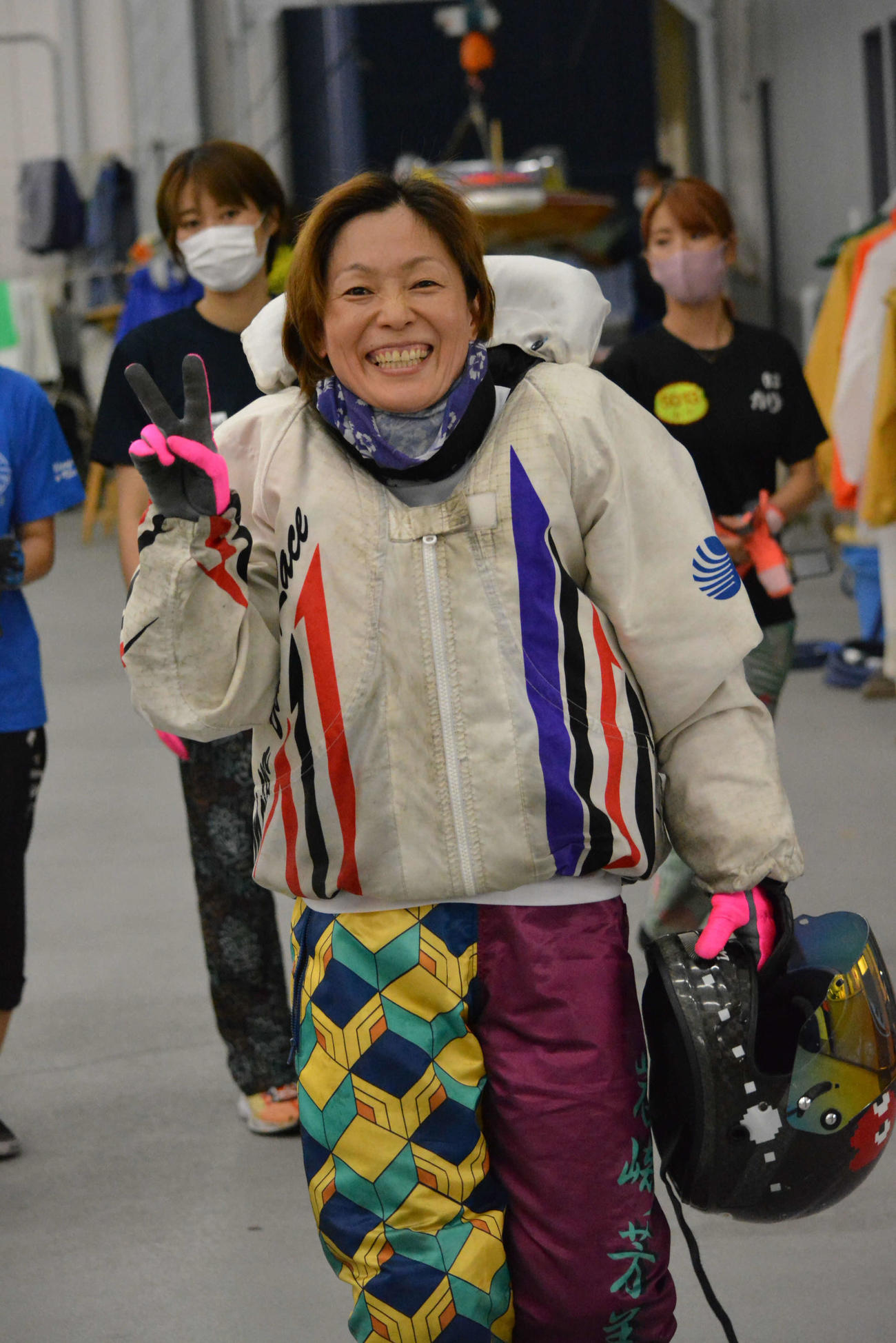 岩崎芳美は準優10Rを逃げ快勝し満面の笑み