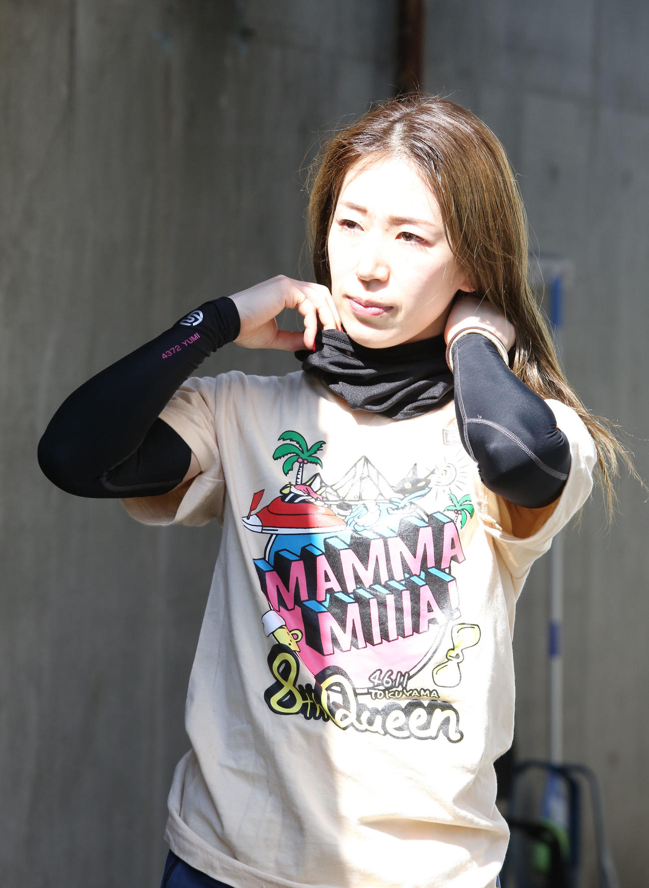 原田佑実が得点率4位。準優の絶好枠を目指す（撮影・渦原淳）