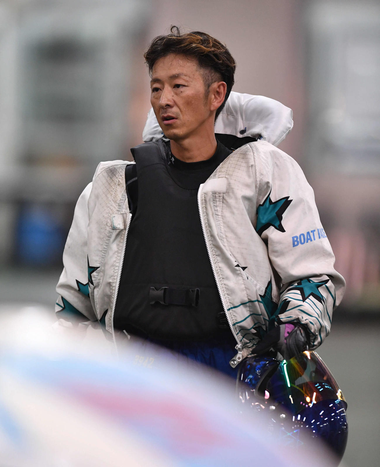 9R、1着の寺田祥（撮影・岩下翔太）