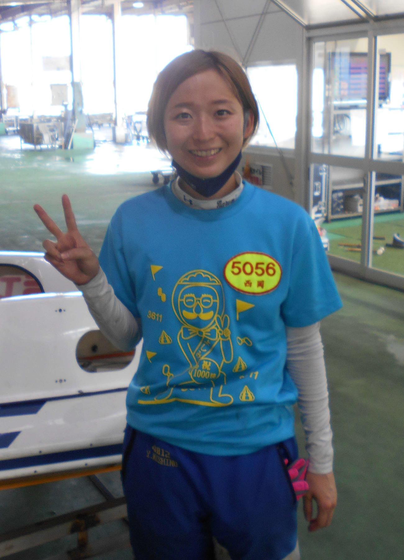 4Rで1着となり3連単5万9950円のビッグ配当をたたきだした西岡成美（撮影・安井雅彦）