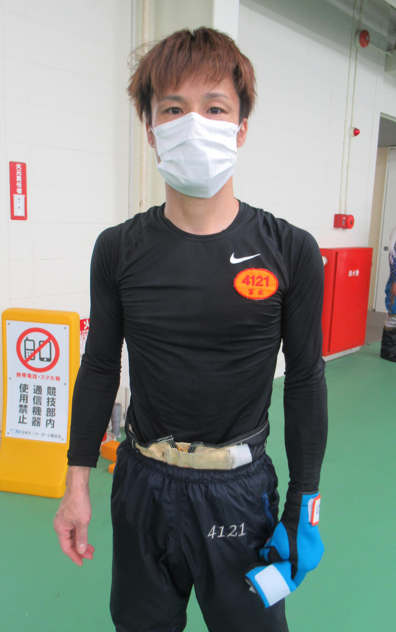 前節V機を手にした富永修一が好スタートを決める（撮影・岡田晋）