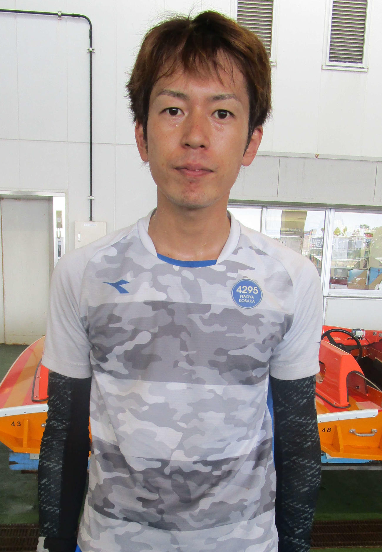 3日目11R、1枠でインを奪われ3着に終わった小坂尚哉。4枠の準優11Rでリベンジだ（撮影・奈島宏樹）