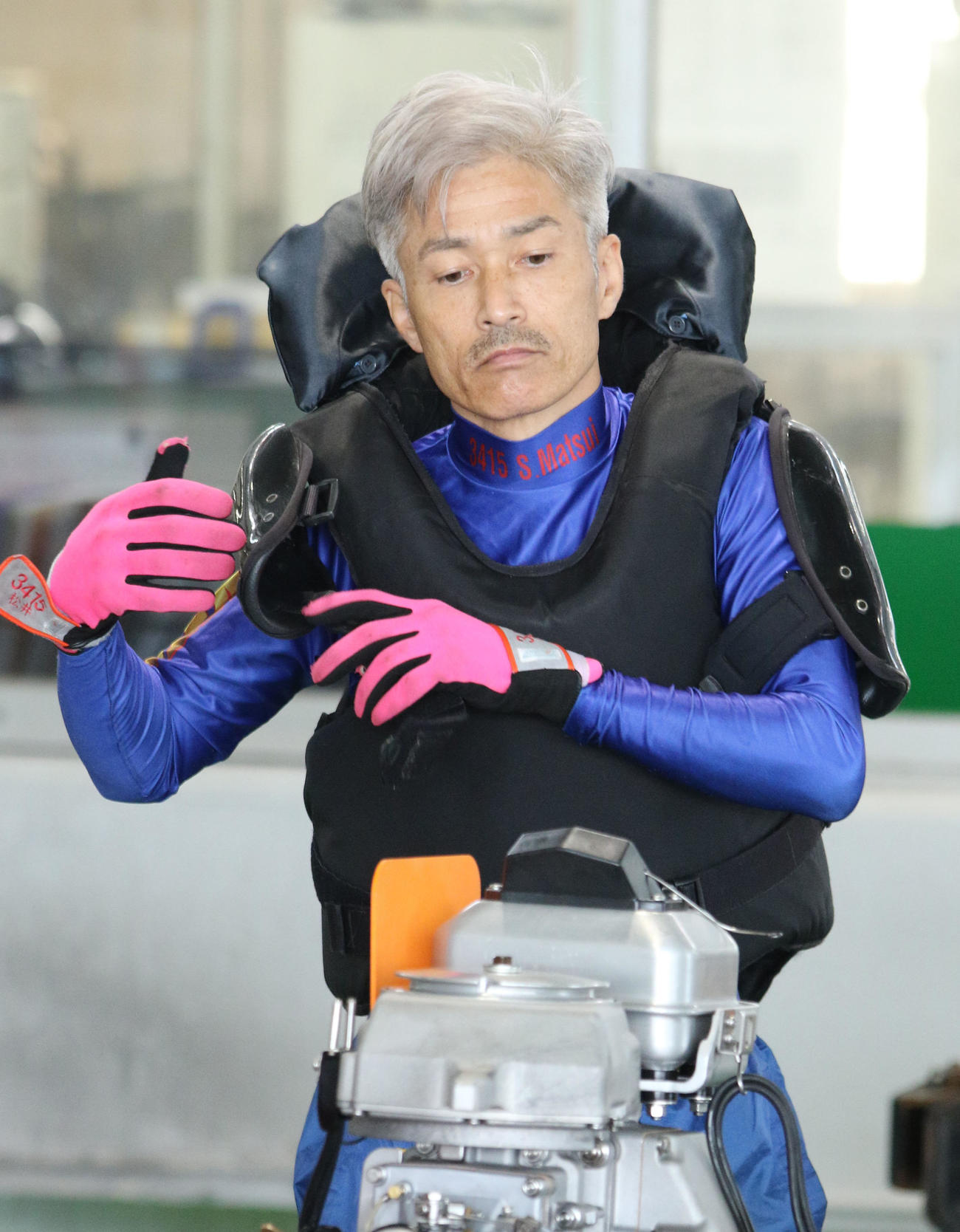 松井繁（撮影・渦原淳）