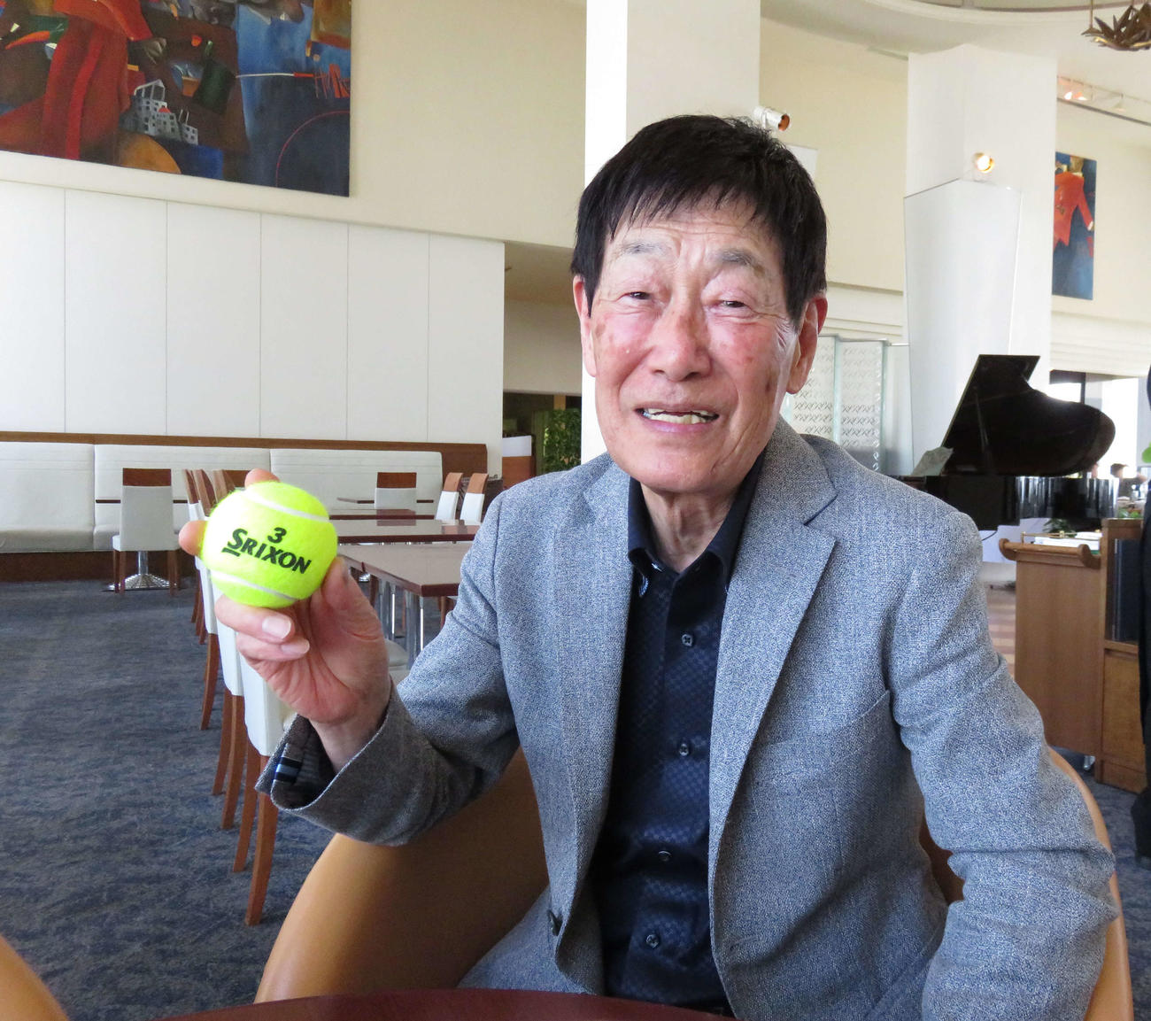 伝説のボートレーサー加藤峻二さん（2018年4月10日撮影）