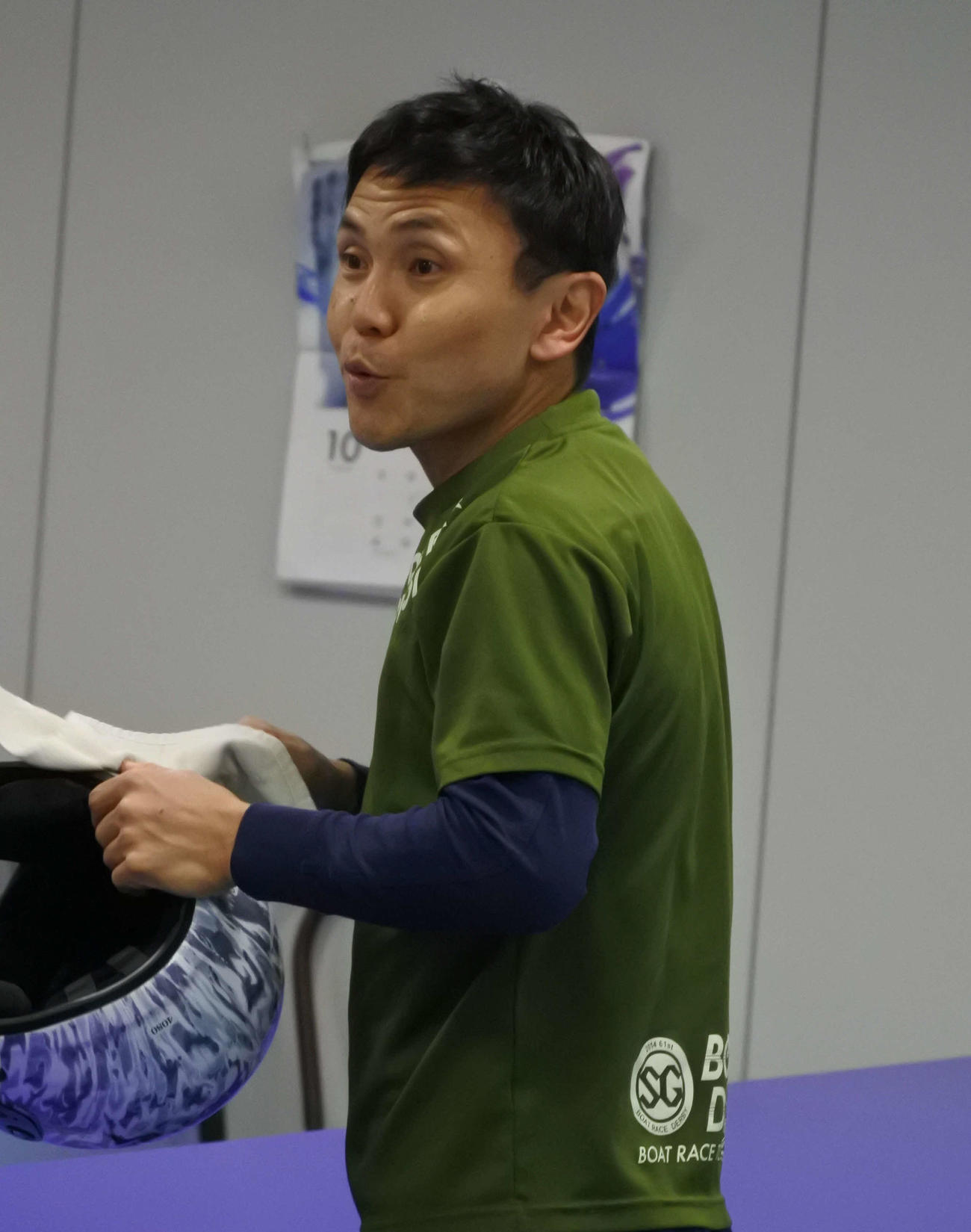 山崎哲司が実績機をゲット。表情にも余裕が漂う