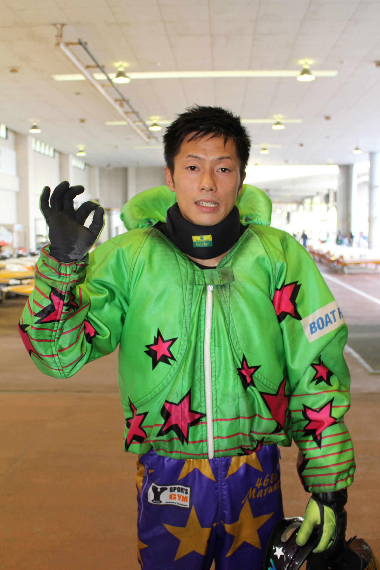 丸野一樹は、オール2連対をキープした（撮影・芹沢誠）