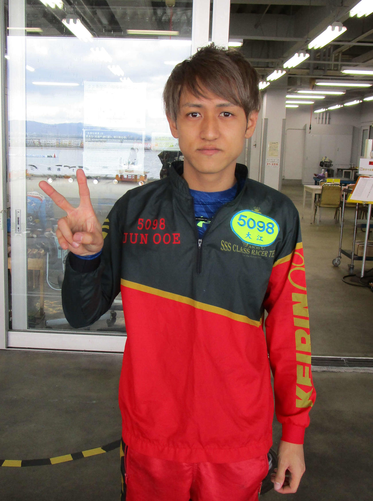今節2勝目を挙げた大江純（撮影・安井雅彦）