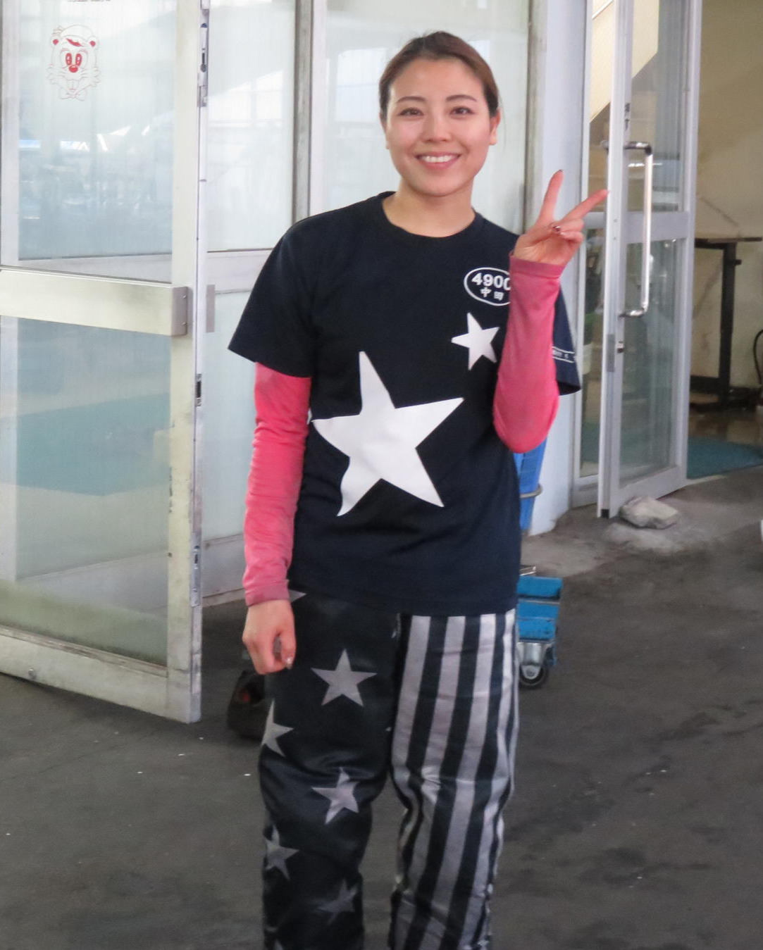 初日連勝を飾った中田夕貴