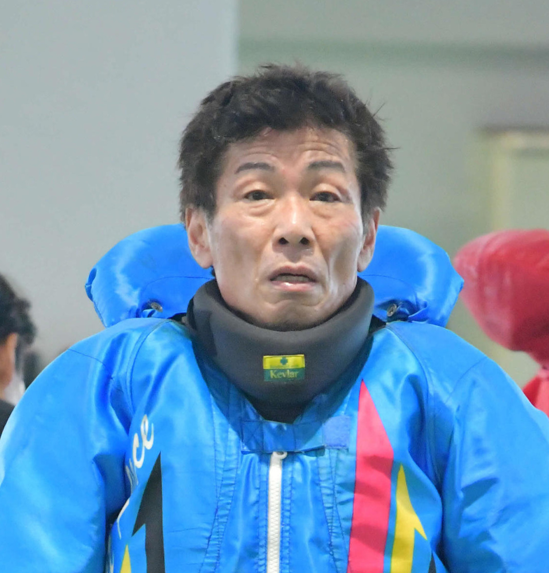 得意の水面で優出を決めた西山昇一＝2020年9月6日
