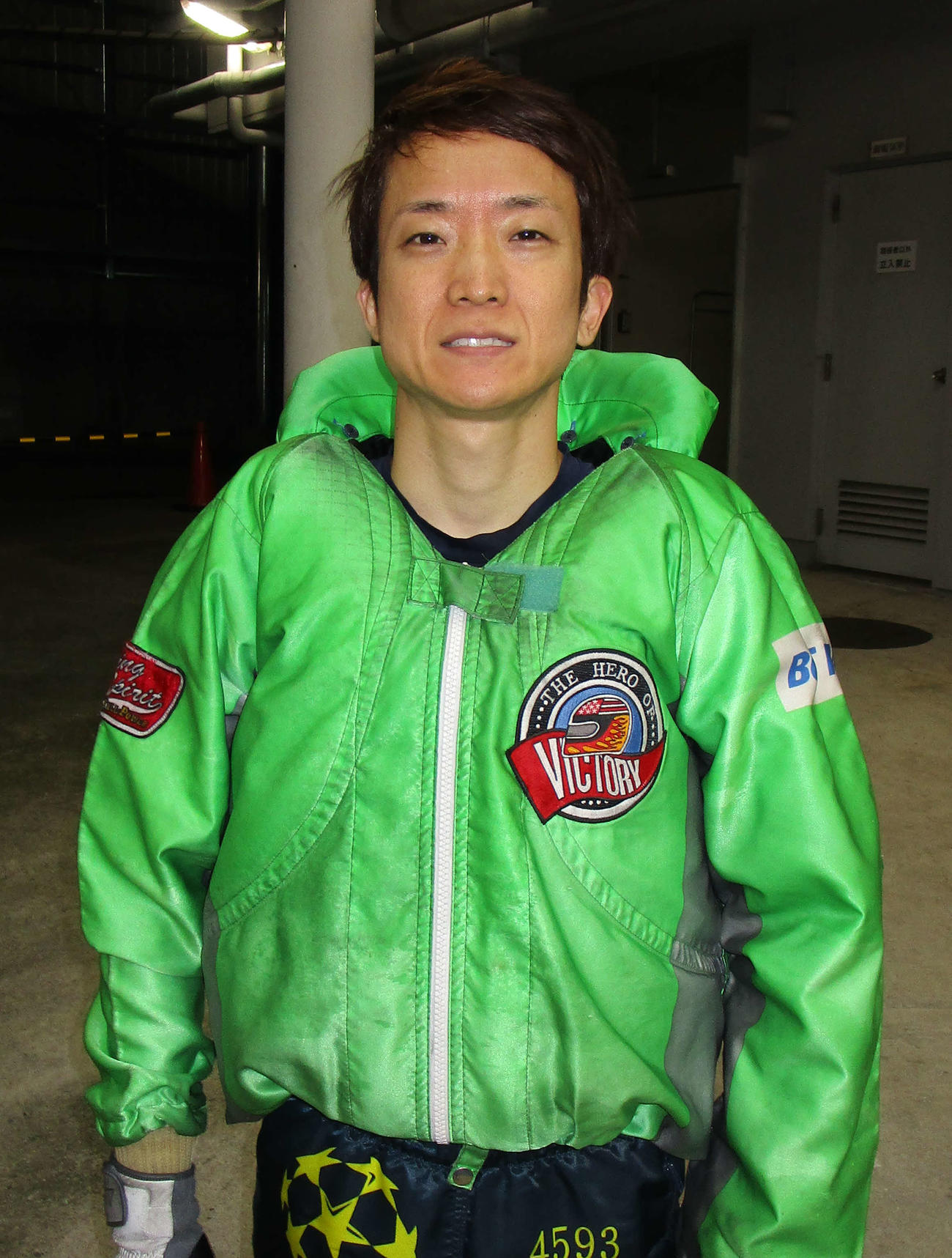 大逆転で優出。6枠から悲願の初優勝を狙う小坂宗司（撮影・安井雅彦）