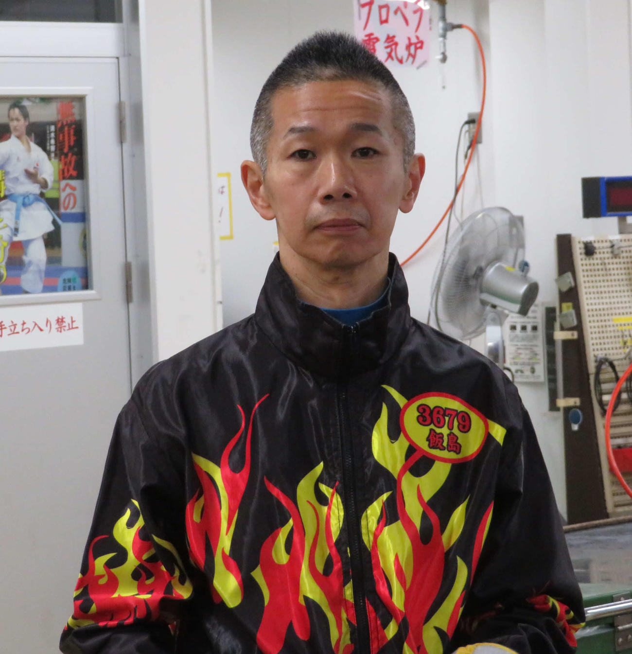 飯島昌弘が選抜戦1枠で登場。シニアの円熟した走りで期待に応える。（撮影・古村亮）