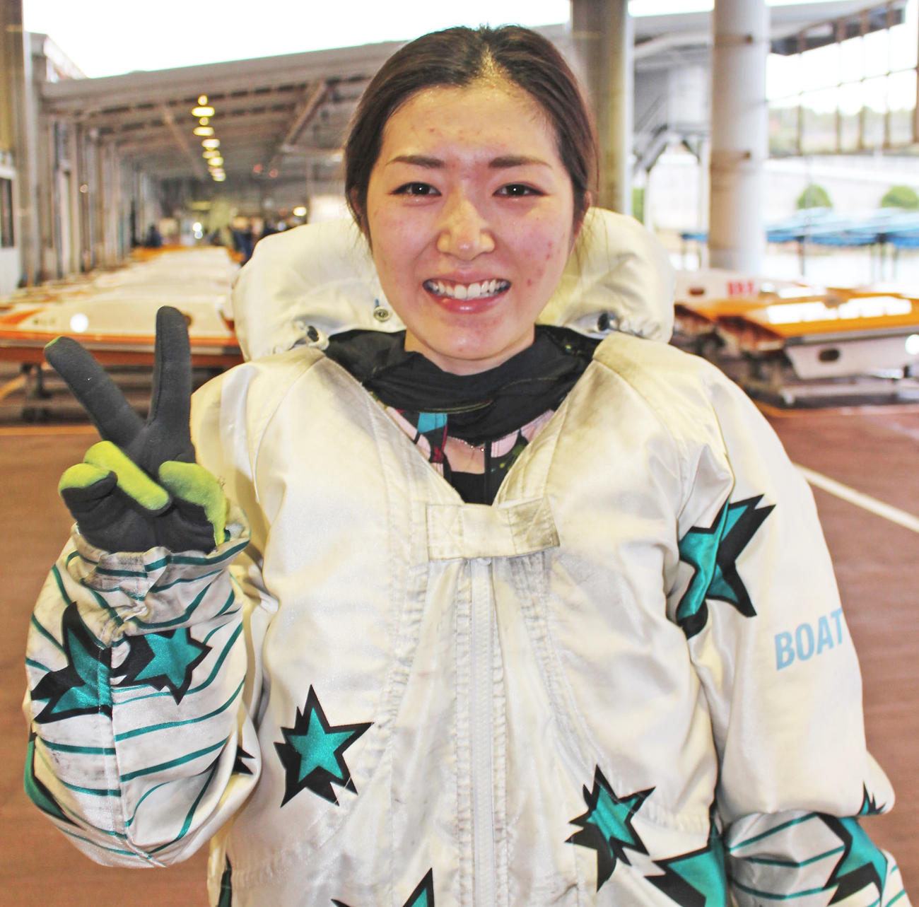 当地連続Vを狙う西橋奈未