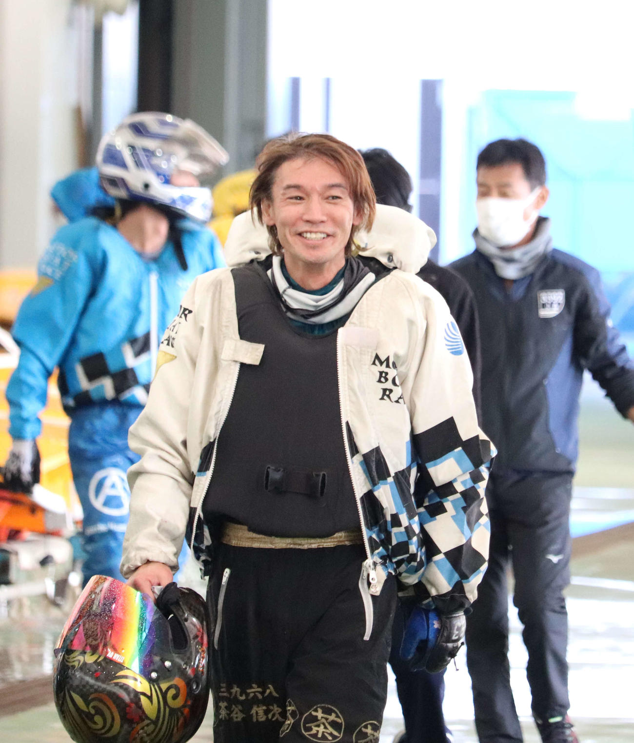 茶谷信次が低勝率機を立て直して優出を決めた（撮影・工藤浩伸）