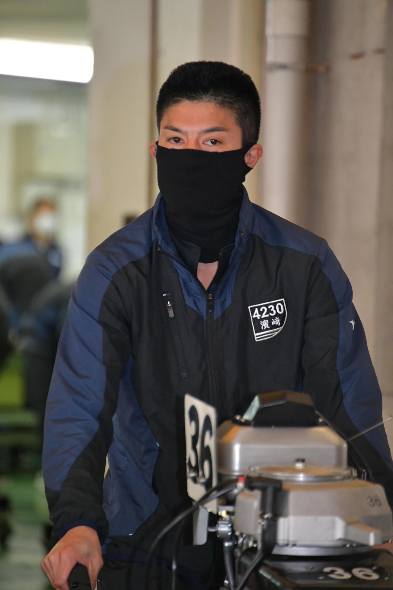 浜崎直矢が初日連勝発進を決めた（2020年12月7日撮影）