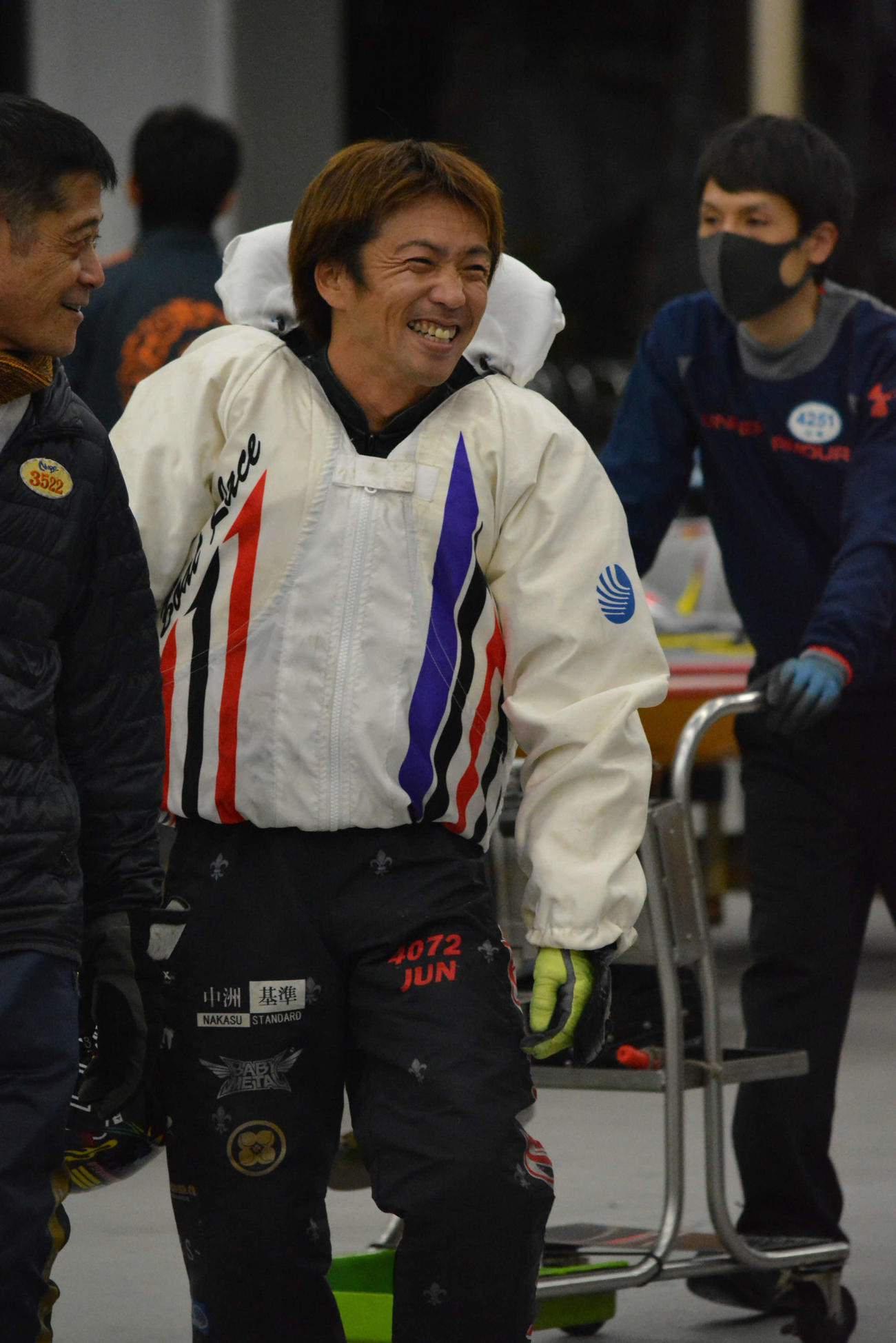 森永淳は初日連勝に笑顔