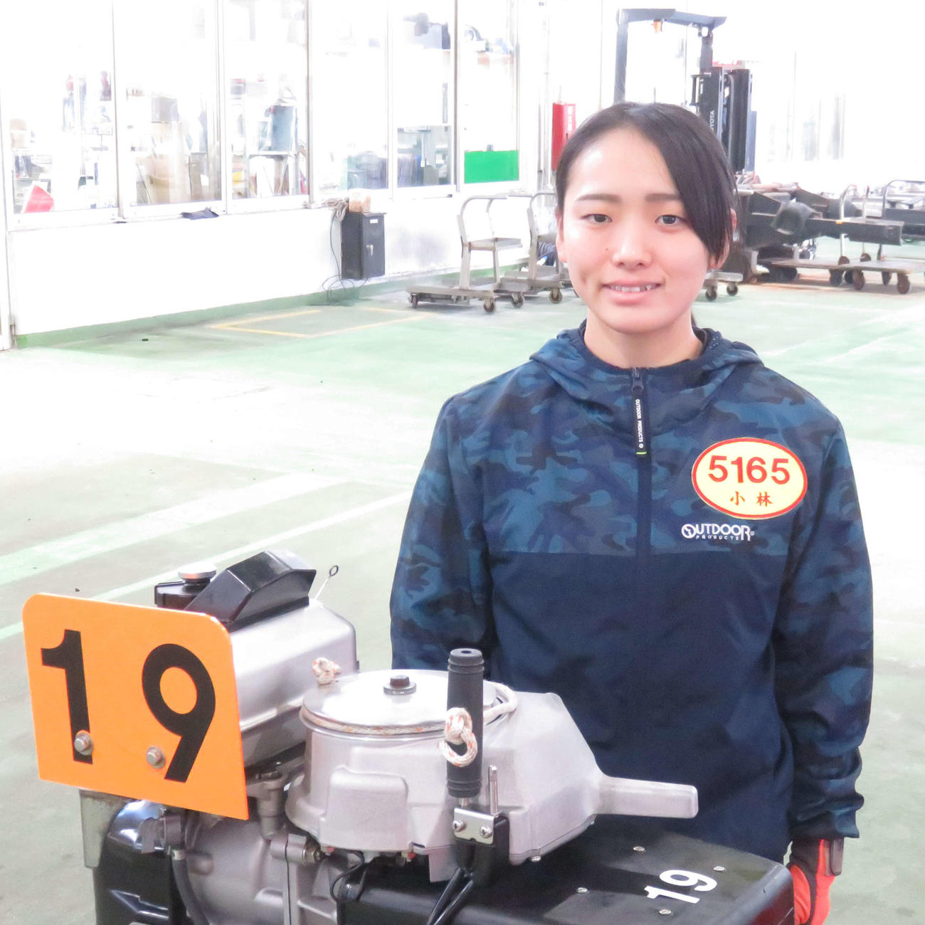 小林愛美が地元デビュー 1つでも上の着を 児島 ボート 日刊スポーツ