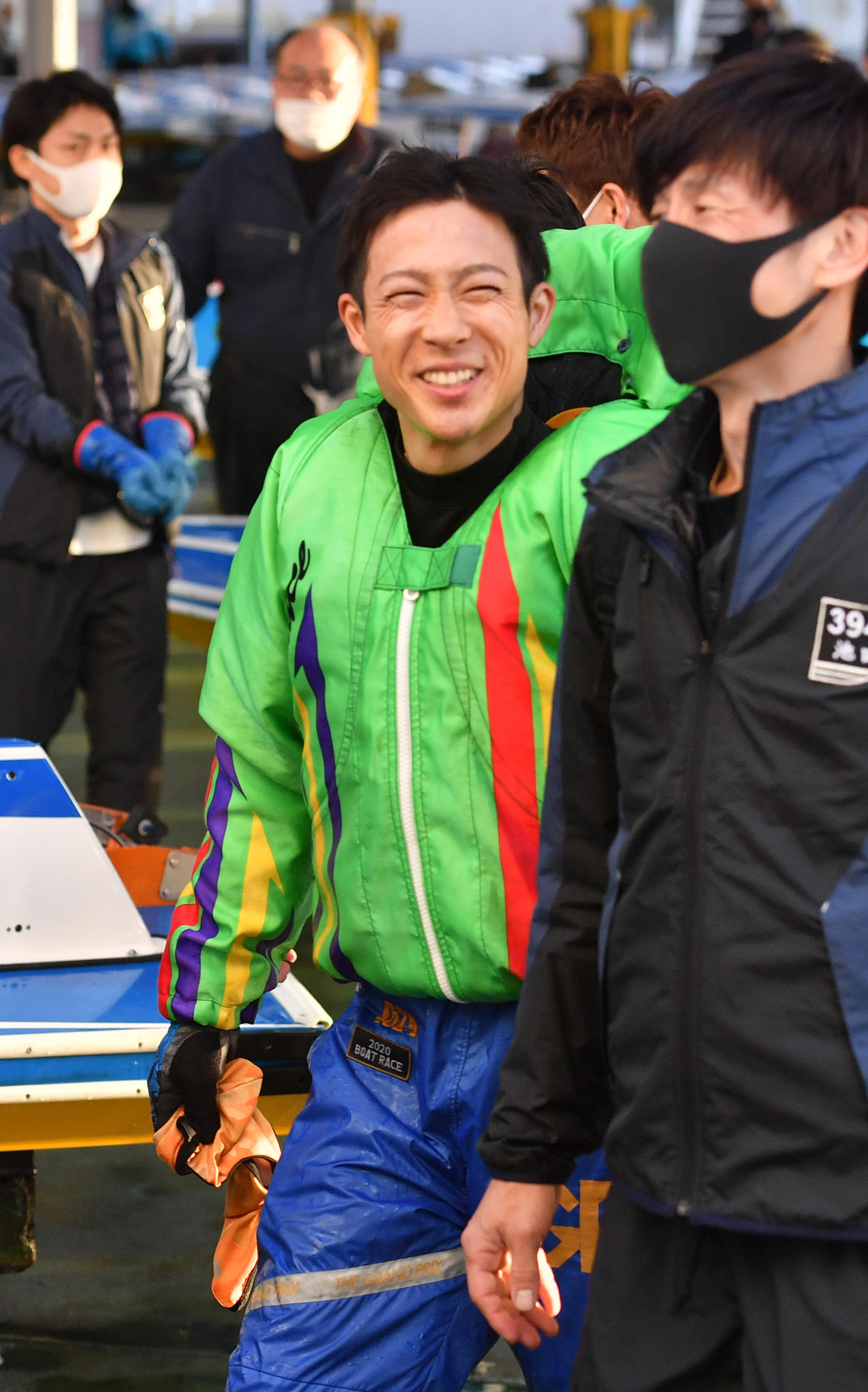 11Rトライアル2nd2回戦で5着の深谷知博（撮影・柴田隆二）