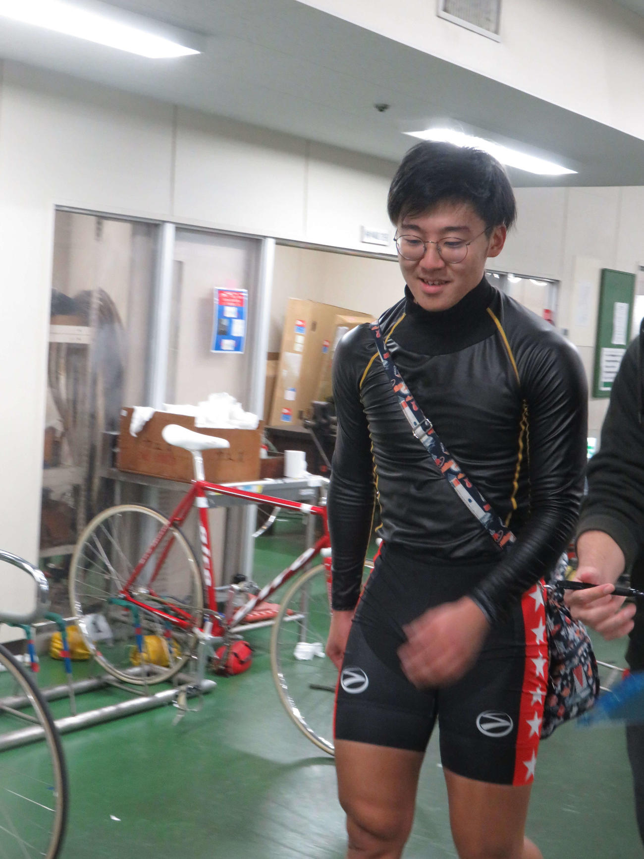 前橋ドームでの短走路特訓で快勝した真杉匠