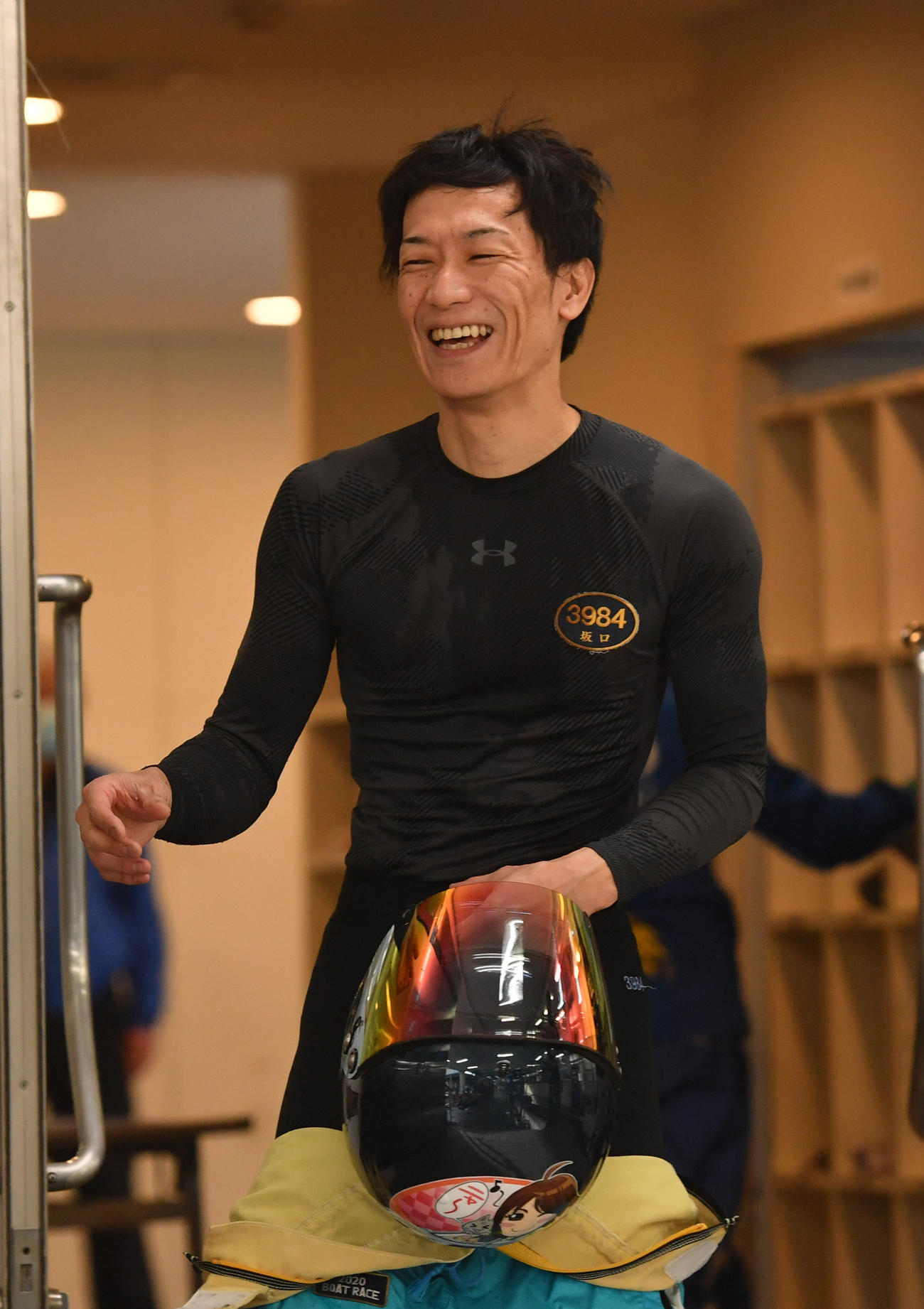 9Rシリーズ戦準優勝戦で1着の坂口周（撮影・柴田隆二）