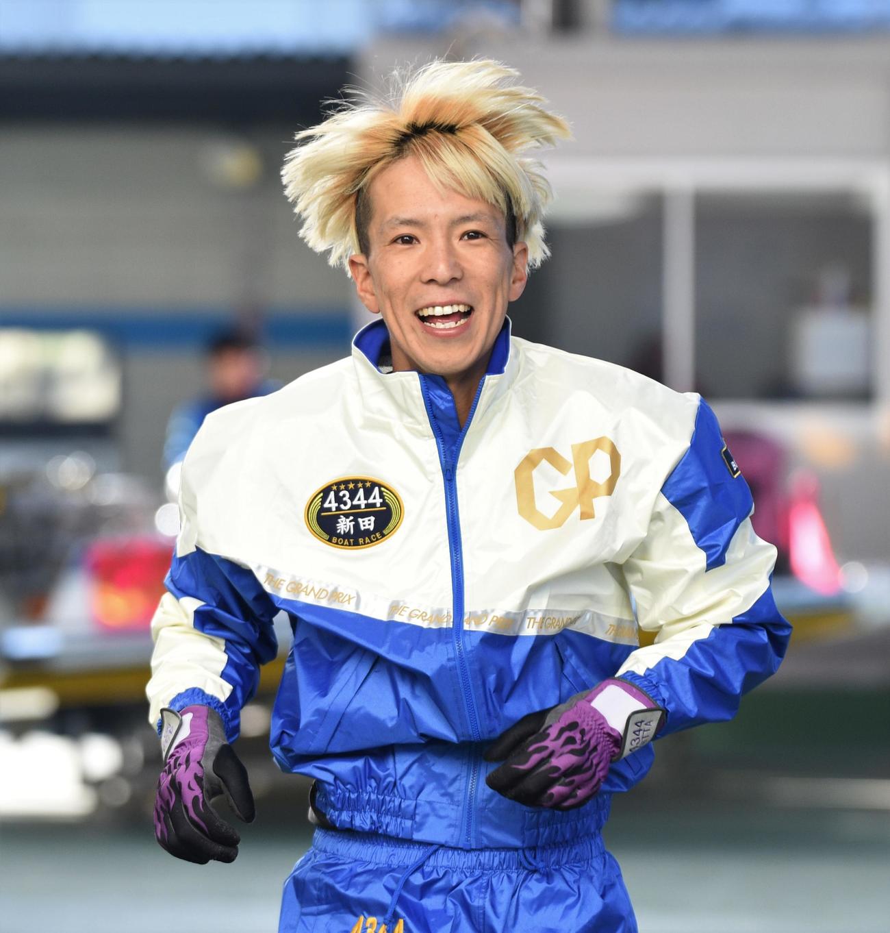 トライアル2nd3回戦の1枠を引き当てた新田雄史（撮影・柴田隆二）