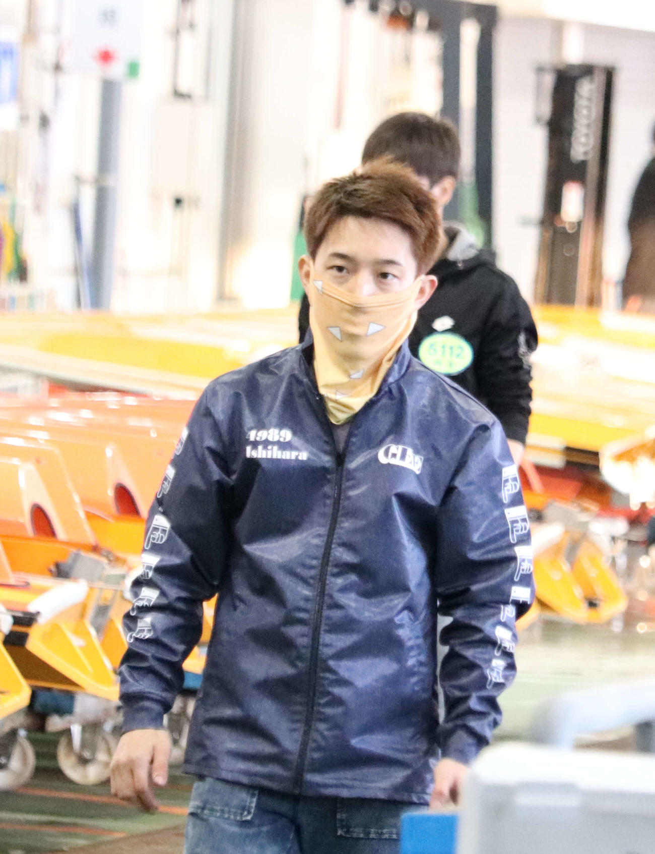 石原翼が地元初優出へ気合駆けだ（撮影・工藤浩伸）