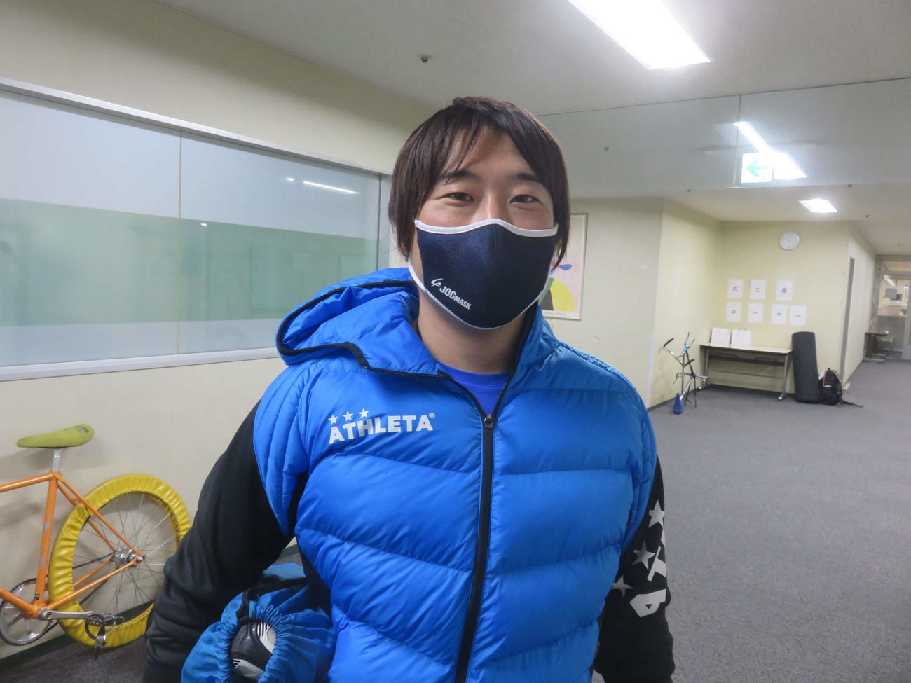 復帰戦に臨む矢野昌彦