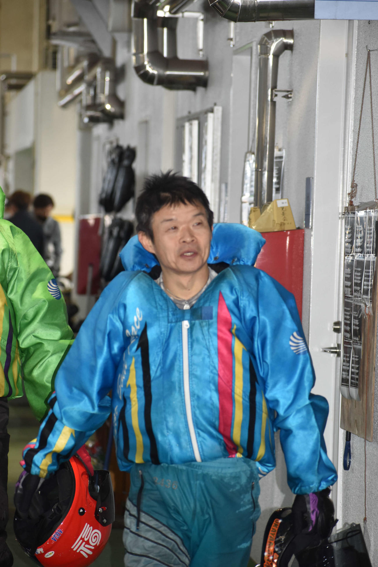 2日連勝で、初日からオール2連対の柏野幸二（撮影・平田英治）
