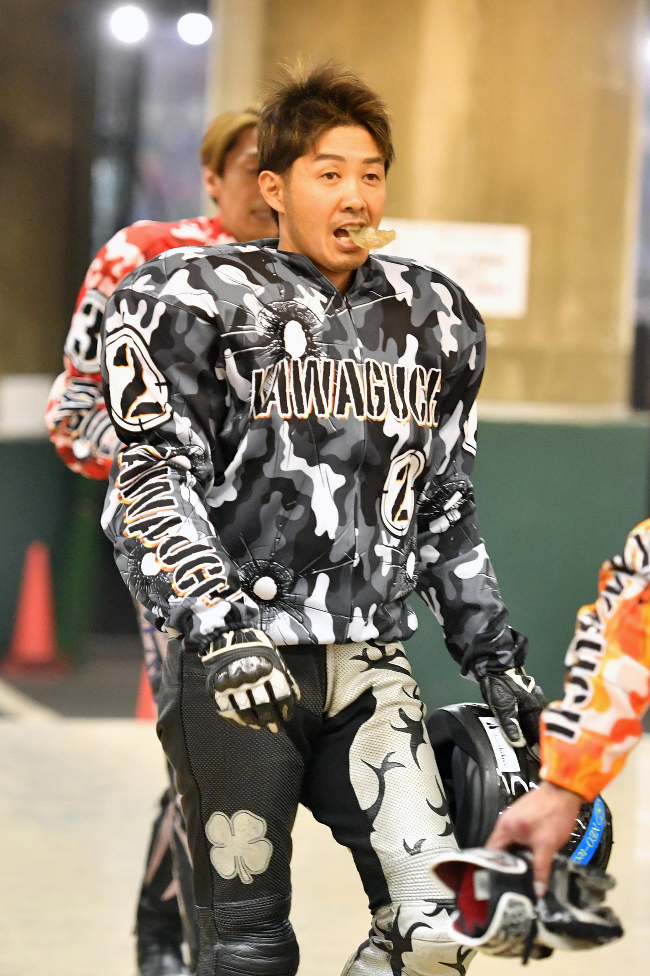 SS王座決定戦TR2回戦12Rで2着の金子大輔（撮影・柴田隆二）