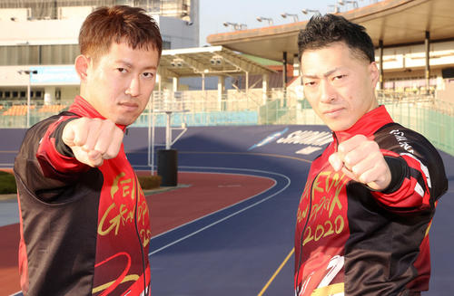 東京五輪代表対決に燃える脇本雄太(左)と新田祐大