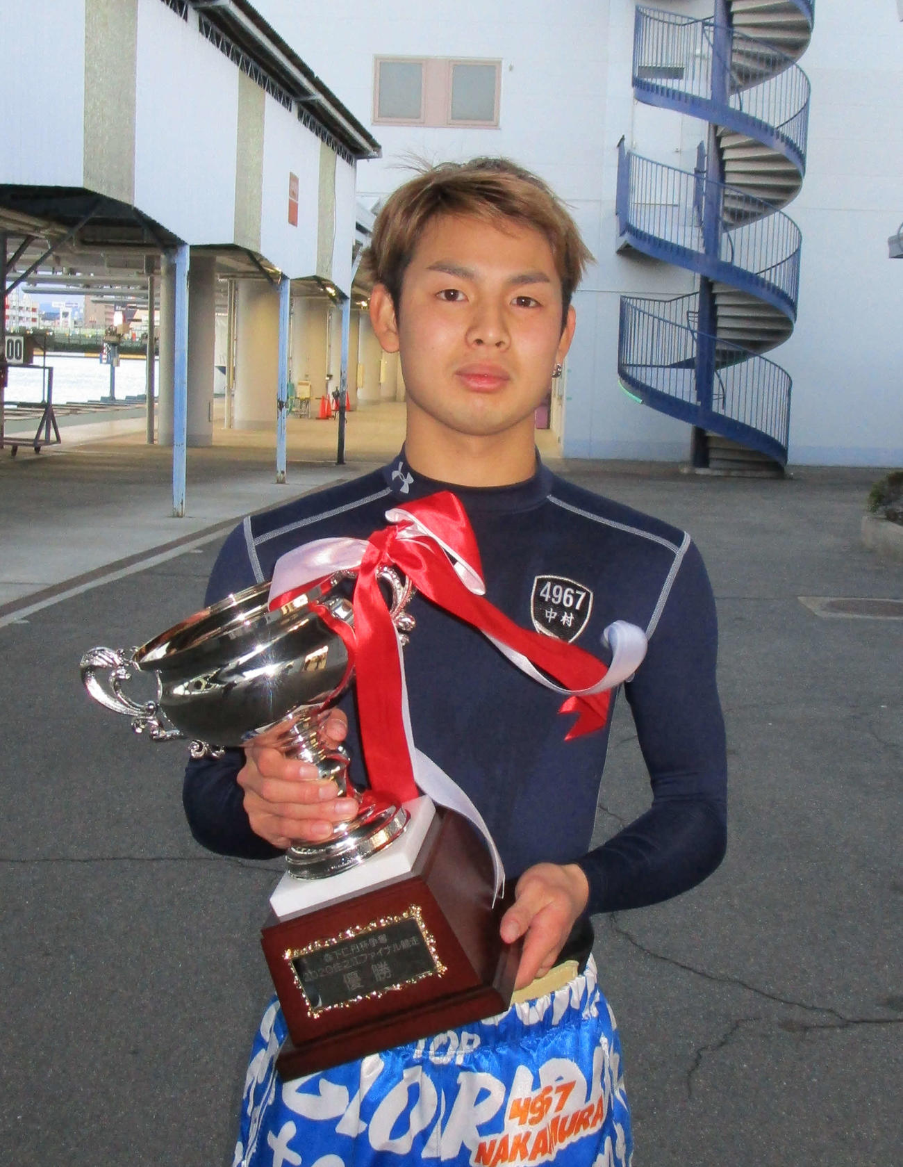 自身初優勝を果たした中村魁生（撮影・安井雅彦）