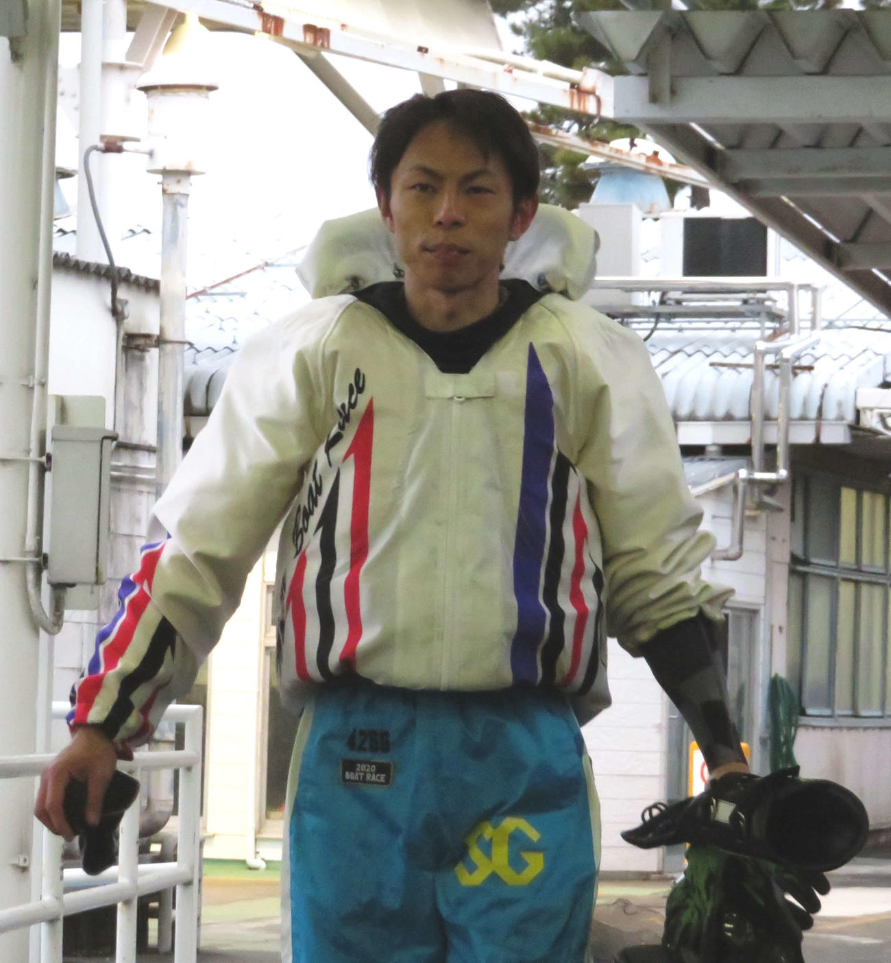 4266長田頼宗が多摩川連続優勝に王手をかけた。（撮影・古村亮）