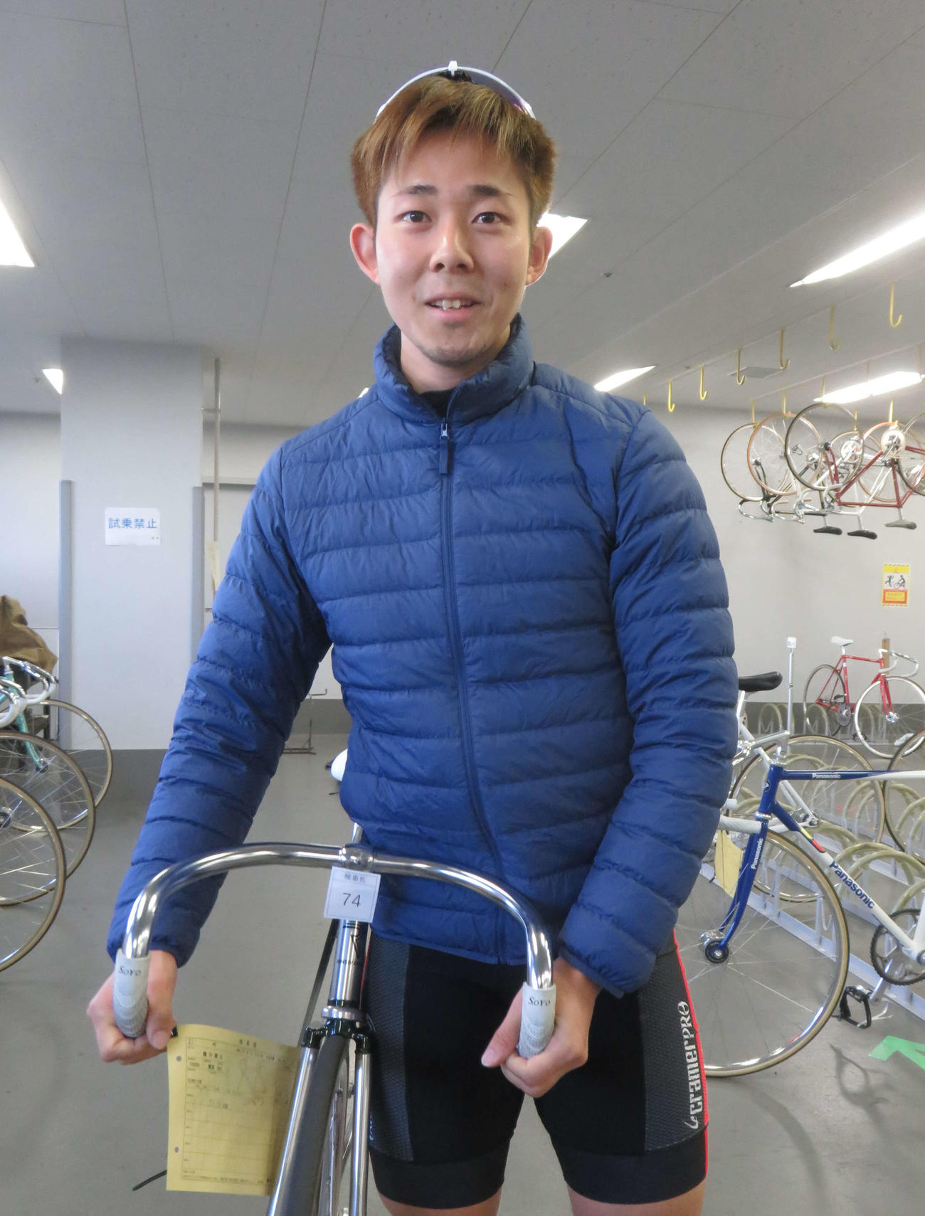 地元でS級初戦を迎え、気合が入る樋口開土（撮影・栗田文人）
