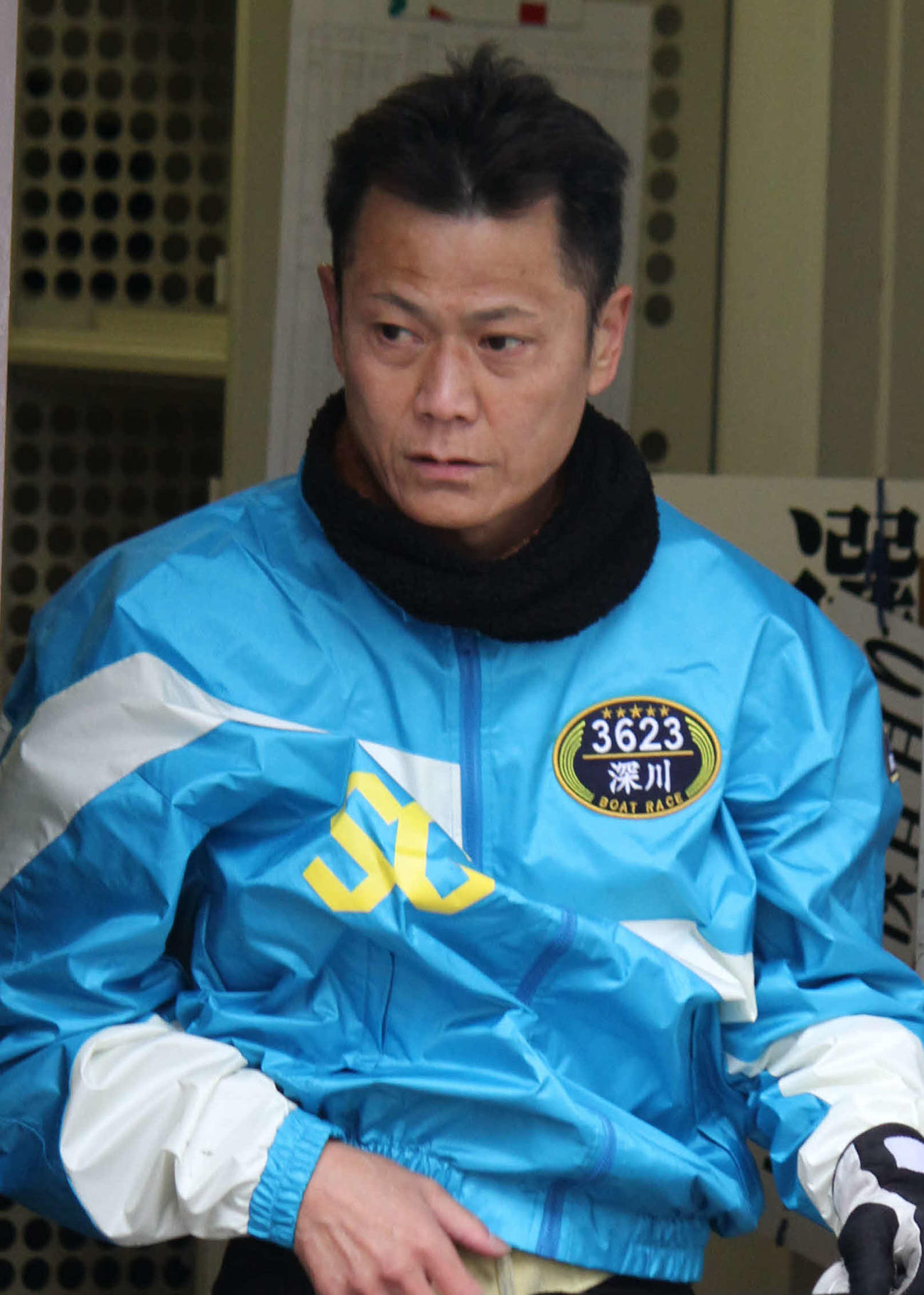 深川真二が格上ハンドルを披露。予選ラストは連勝を飾った（撮影・北條直治）