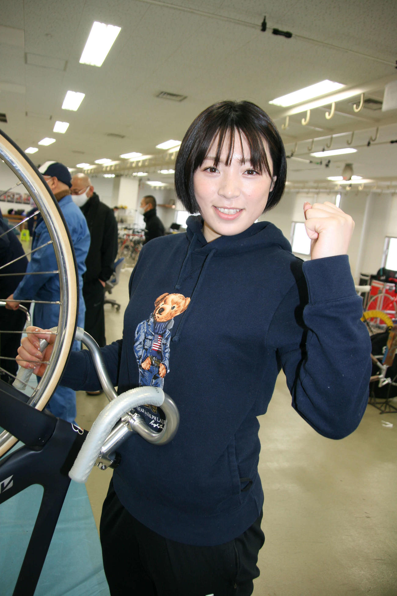 貫禄の予選連勝突破を決めた児玉碧衣（撮影・秋山正則）