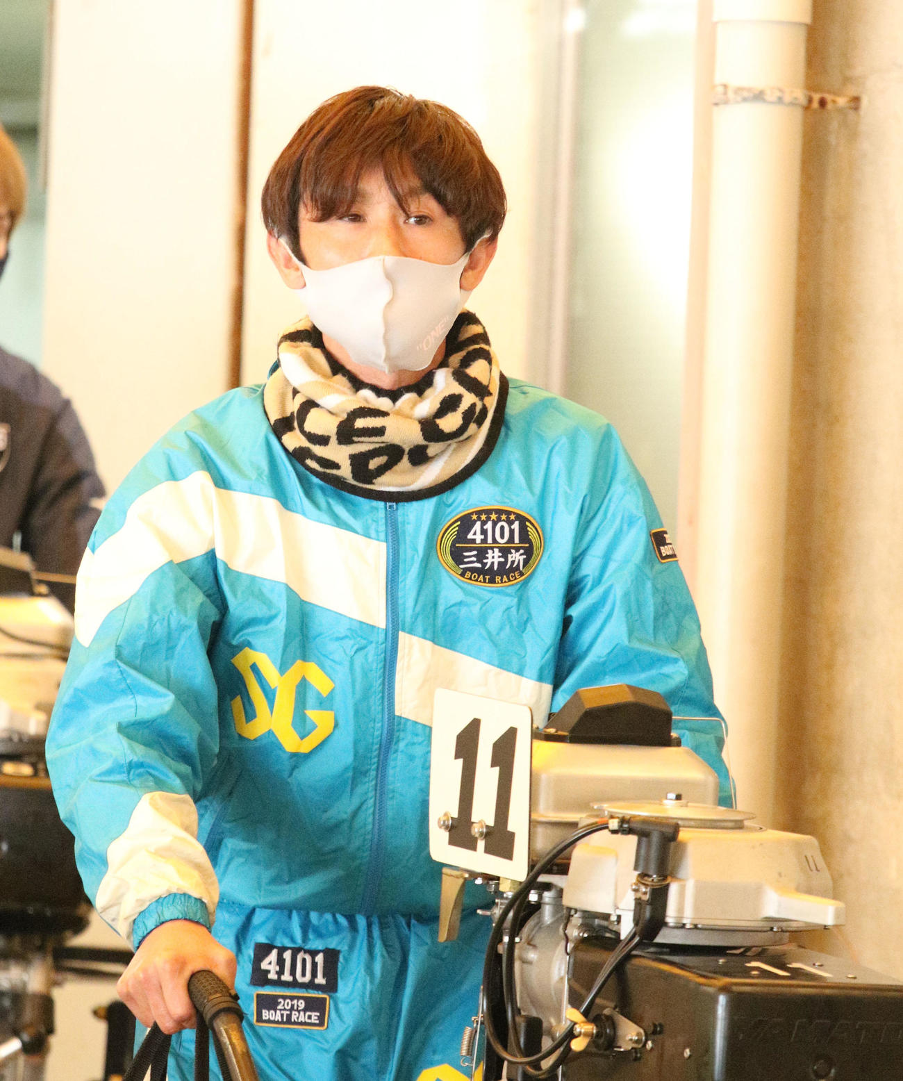三井所尊春が強烈な伸びを生かして大ガマシを決めた（撮影・渦原淳）
