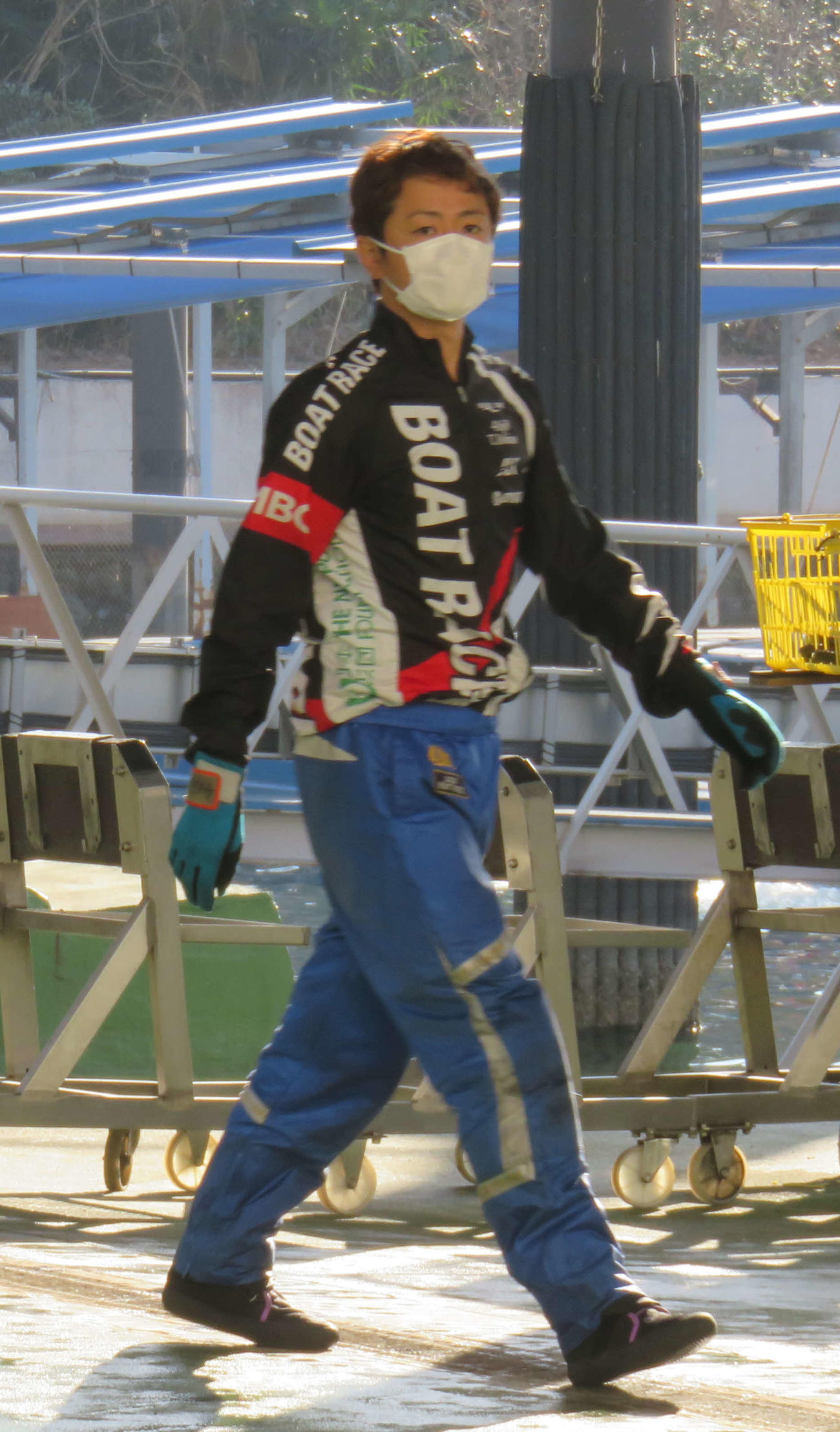 「しっかり逃げたい！」。初日12R平和島選抜1枠の石野貴之は、60日のF休み明けも力強く言い切った