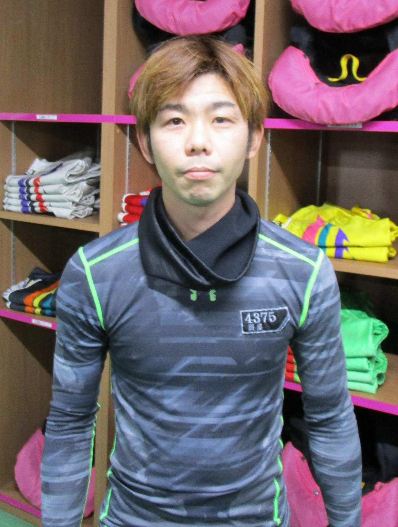 3Rを3コースからまくり差して快勝、7Rも3着とし、上昇気配の照屋厚仁（撮影・安井雅彦）