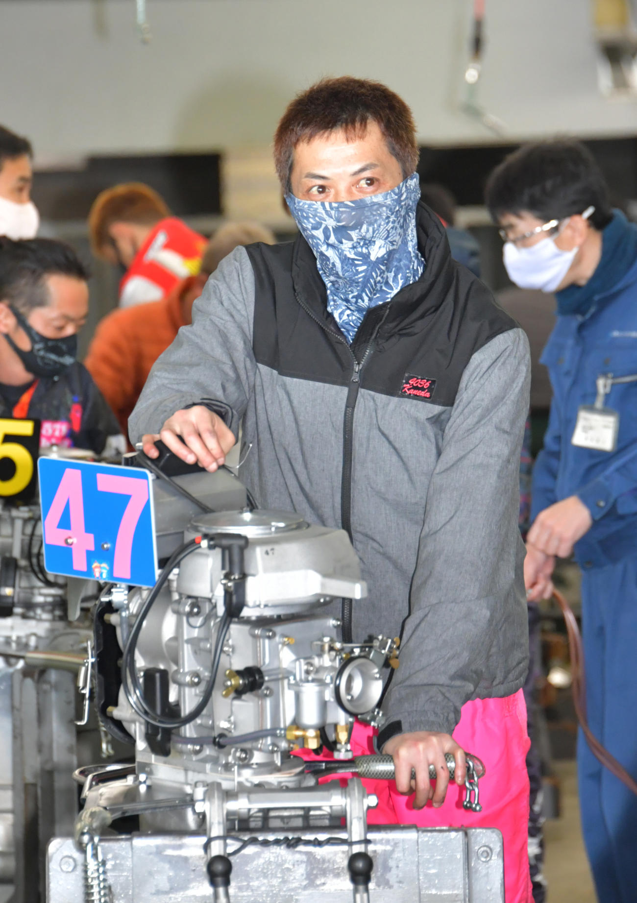 金田諭が好調47号機とともに、さらに高見を目指す（撮影・外山鉄司）