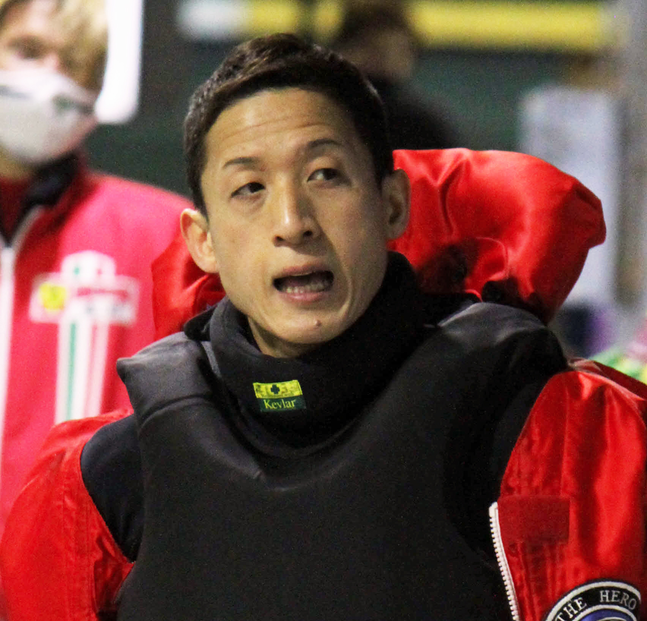 高橋正男が2日目9Rで豪快な中ガマシを放ち白星をつかんだ（撮影・北條直治）