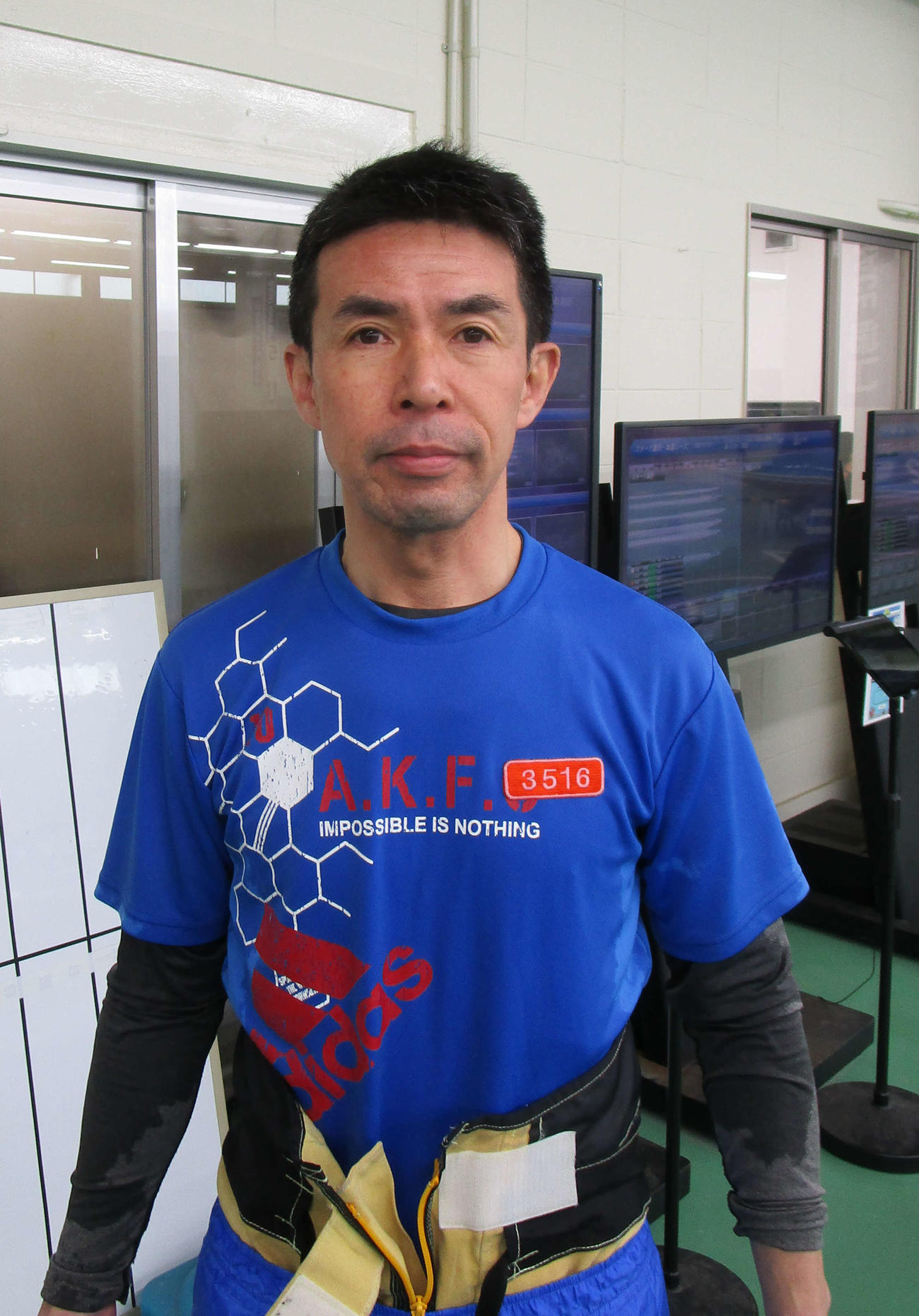 3日目3、1着で、4日目の準優勝負駆けに挑む吉原聖人（撮影・安井雅彦）