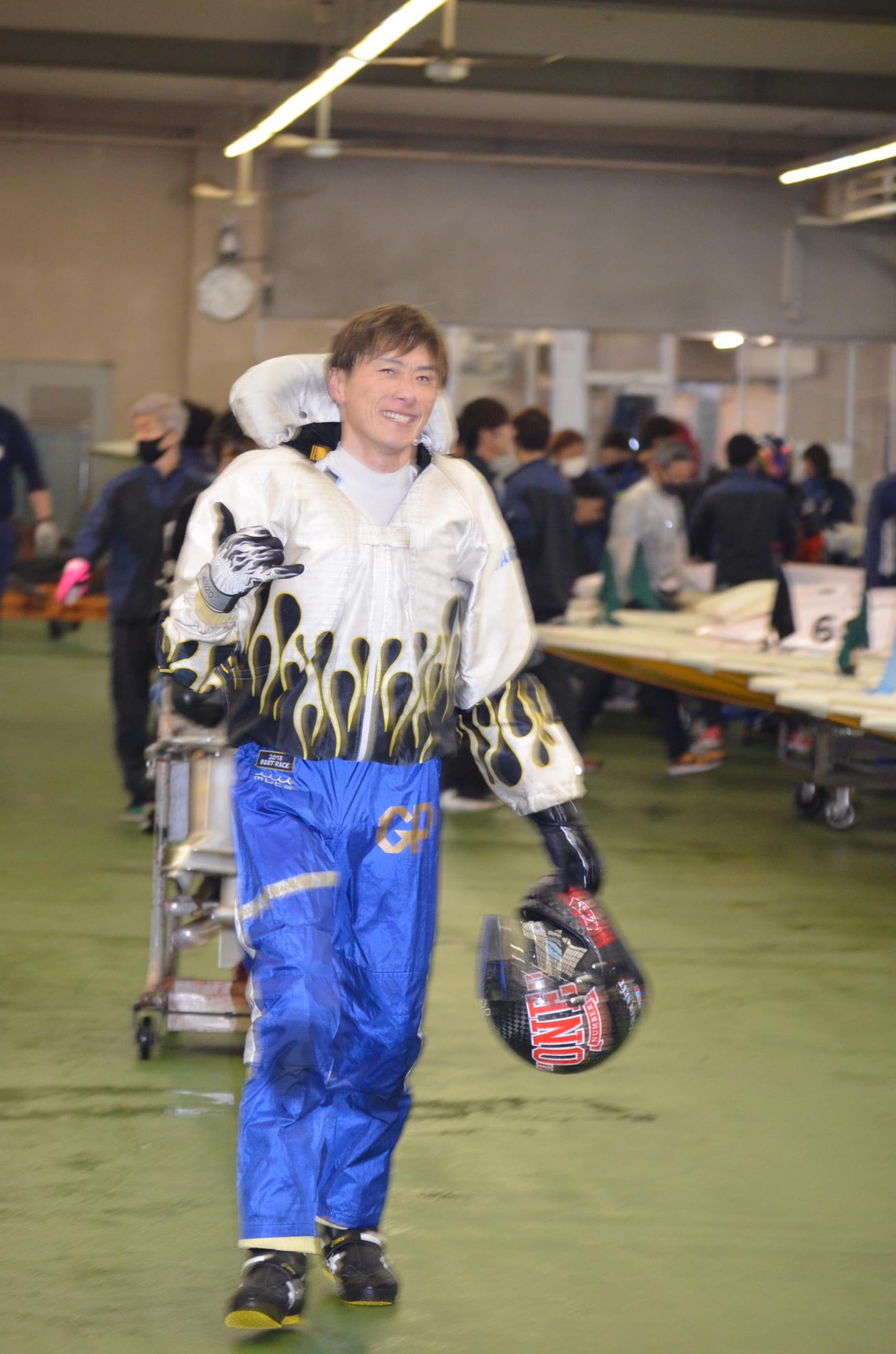 初日12Rドリーム1stを快勝した峰竜太