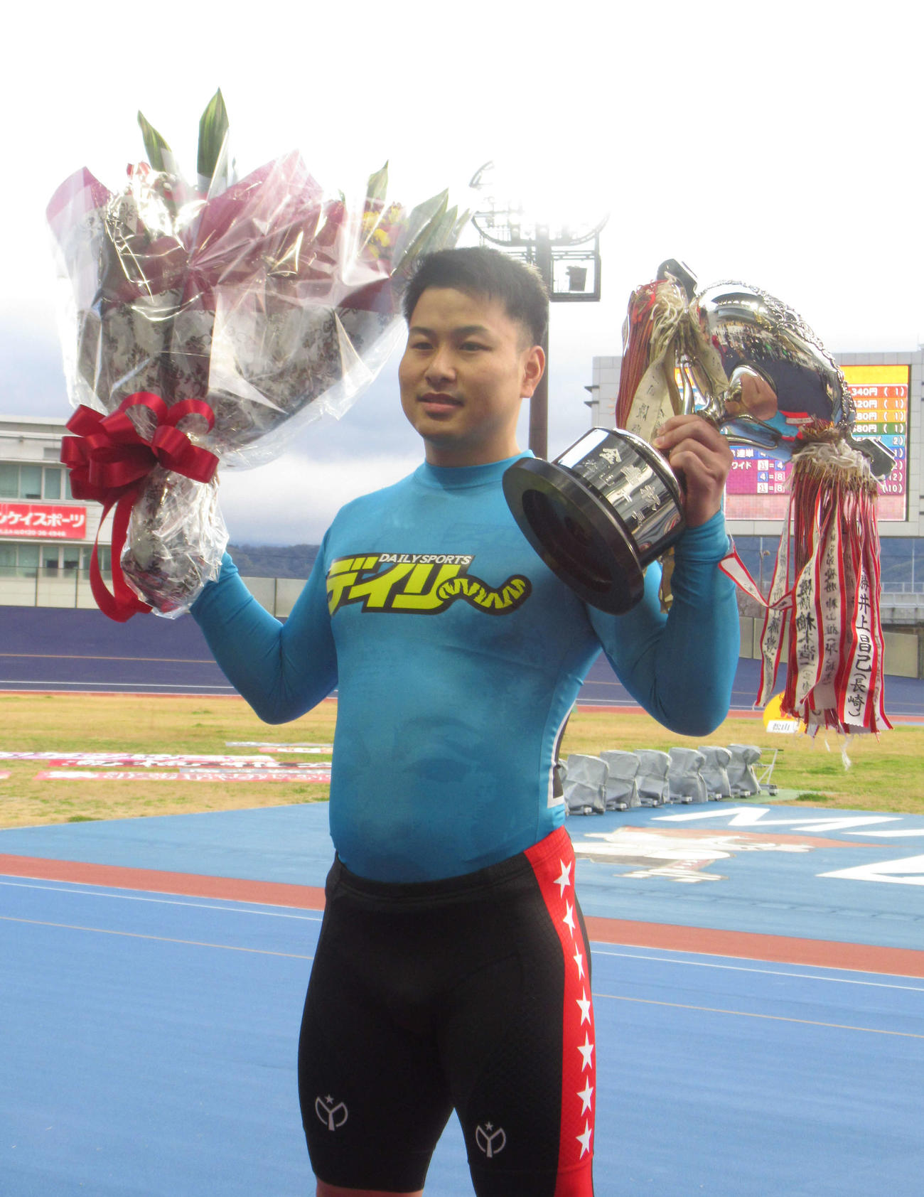 松本貴治が地元で念願のG3初優勝を達成した（撮影・山田敏明）