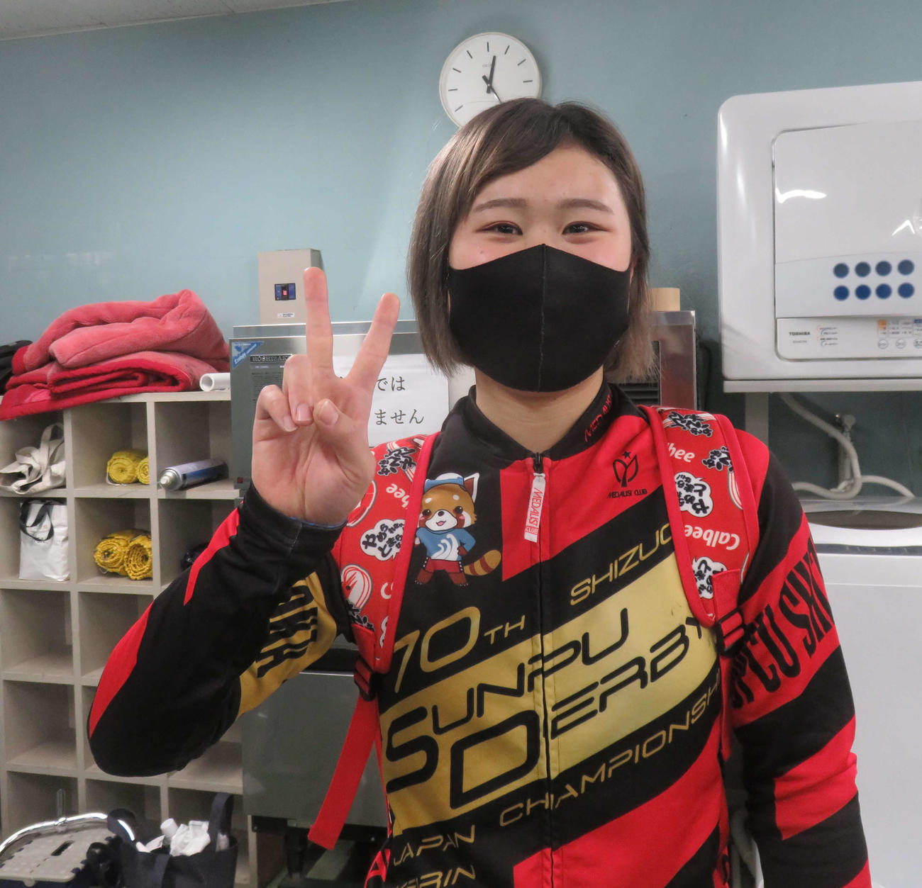 巻き返しを期す清水彩那（撮影・栗田文人）