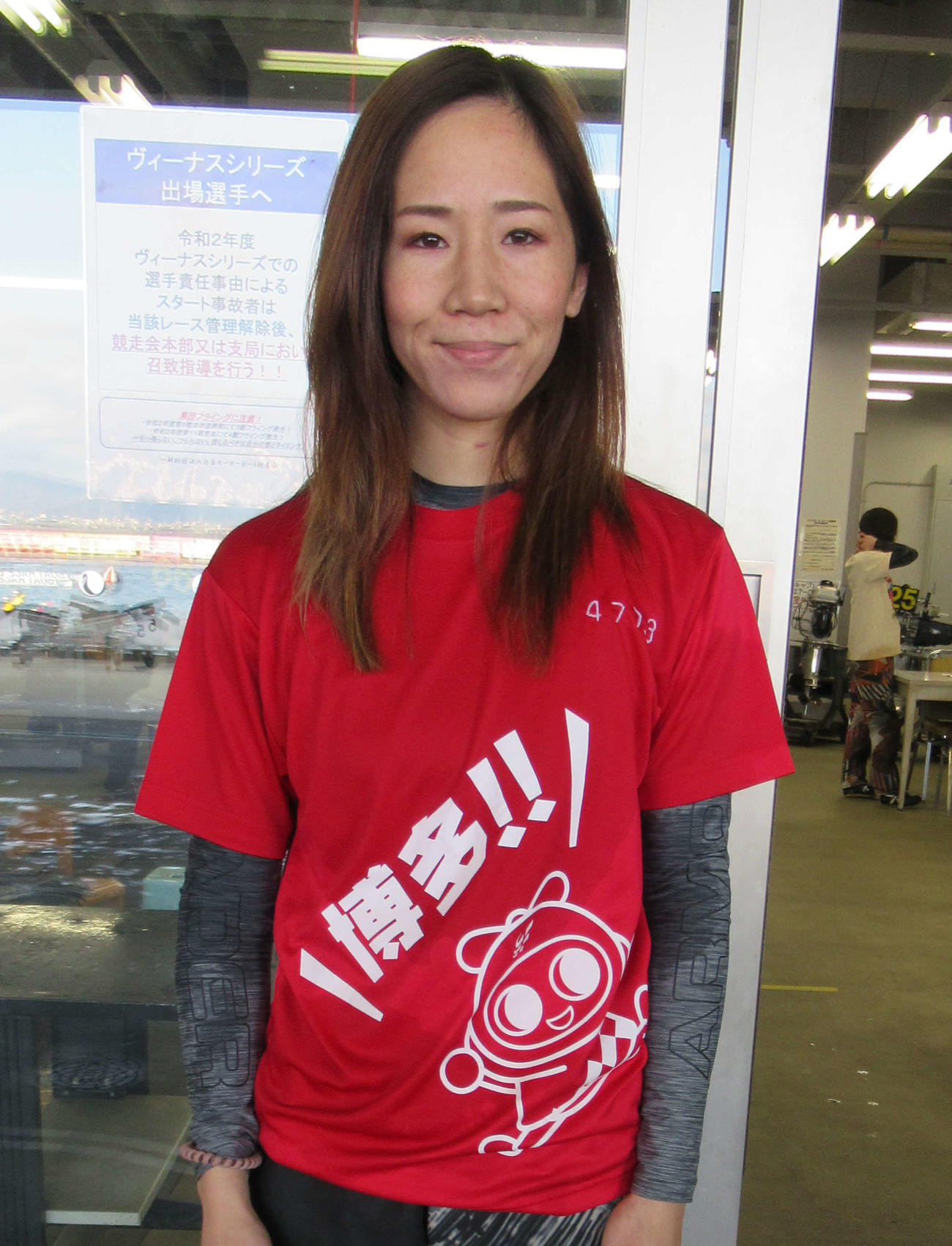 準優11R、大外から展開をとらえて2着となりびわこ連続優出を決めた中川りな（撮影・奈島宏樹）