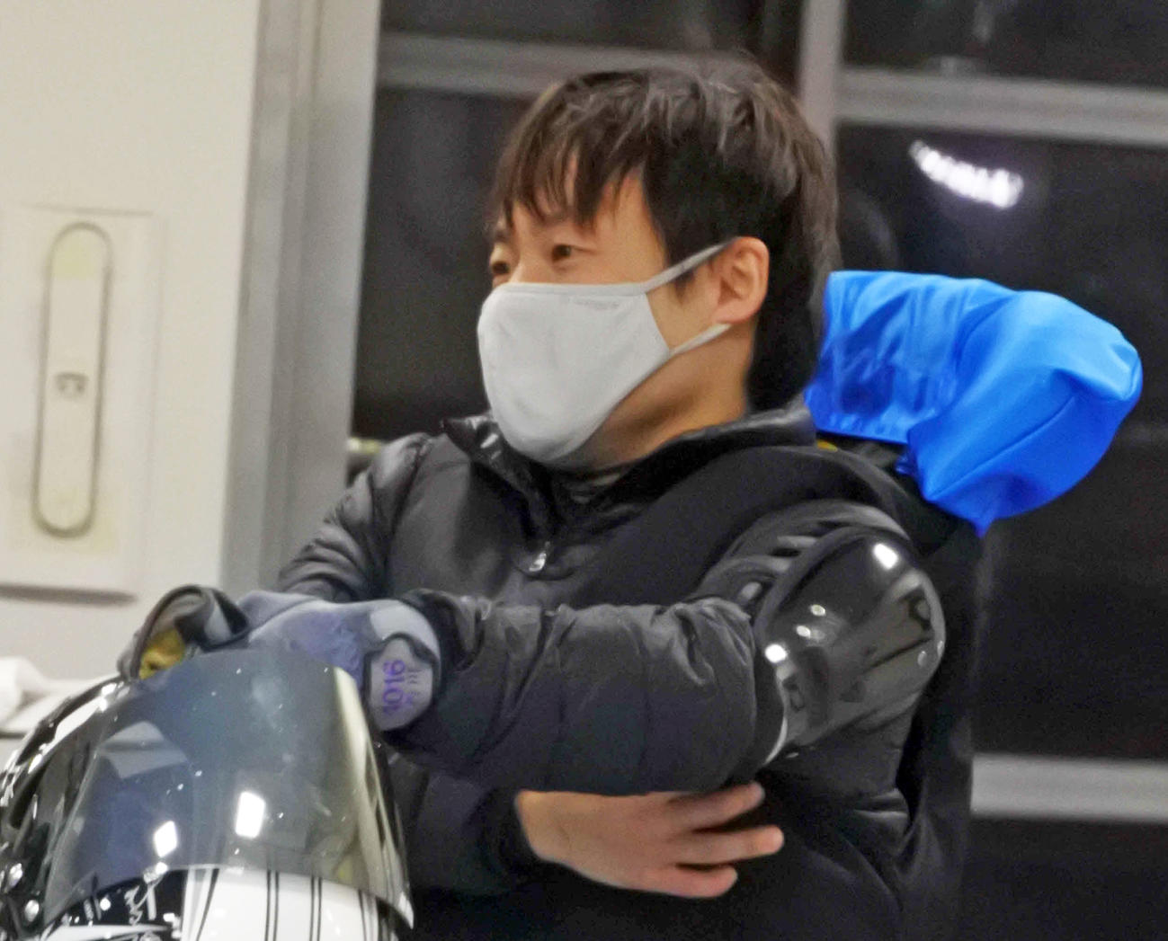 西川新太郎が前節V機をゲットした（撮影・川尻将志）
