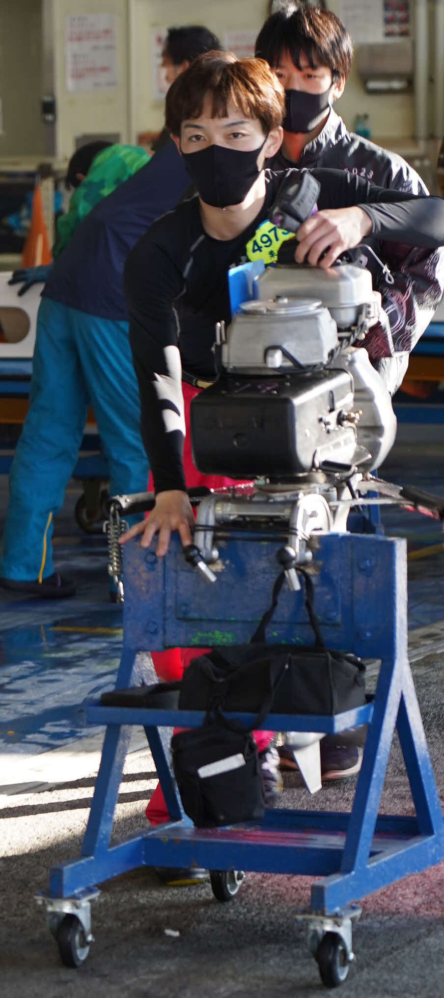 栗原直也が整備の効果もあって2日目5Rで今節初勝利を挙げた