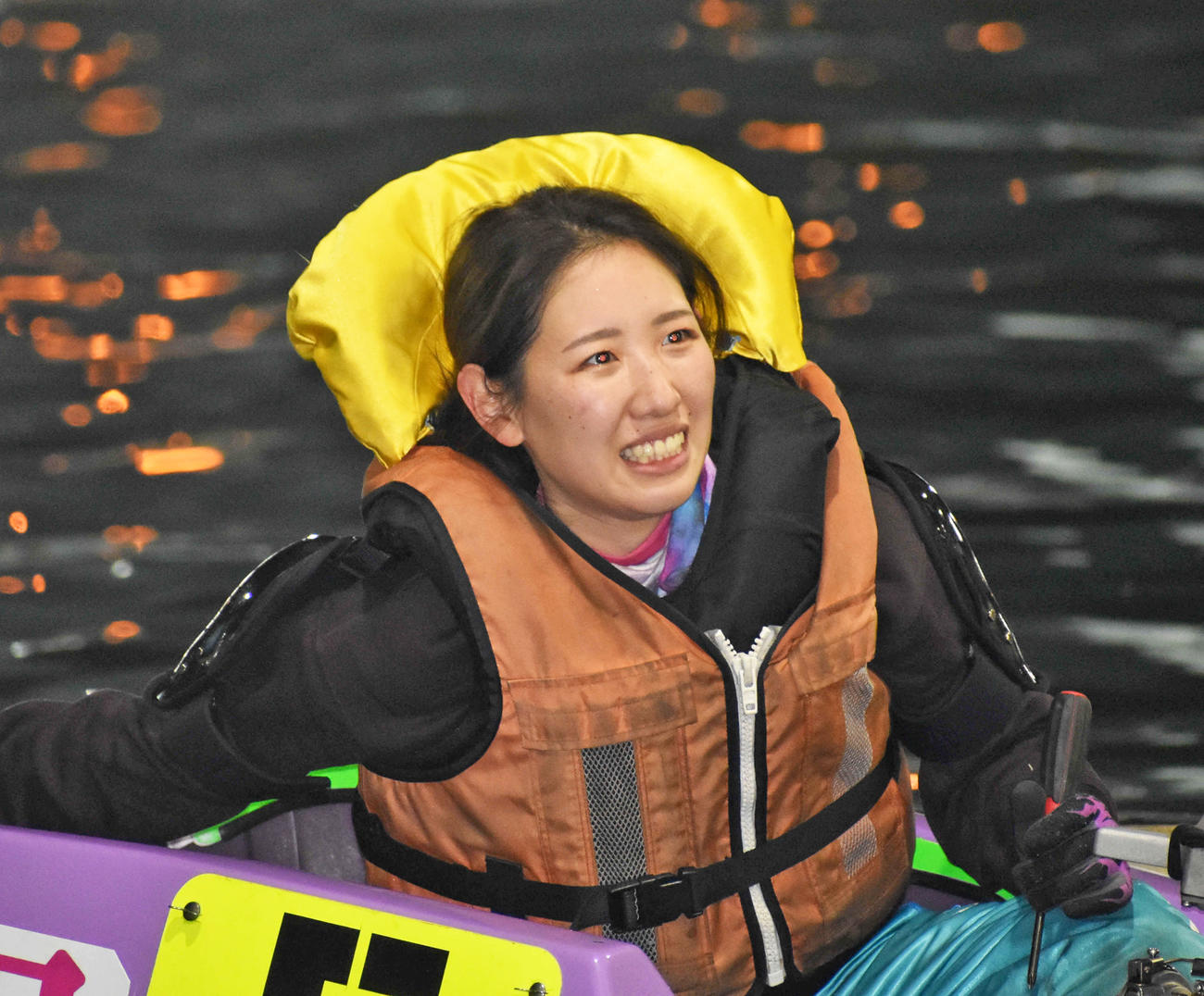 前検好感触の上田紗奈が、好スタートを決める（撮影・平田英治）