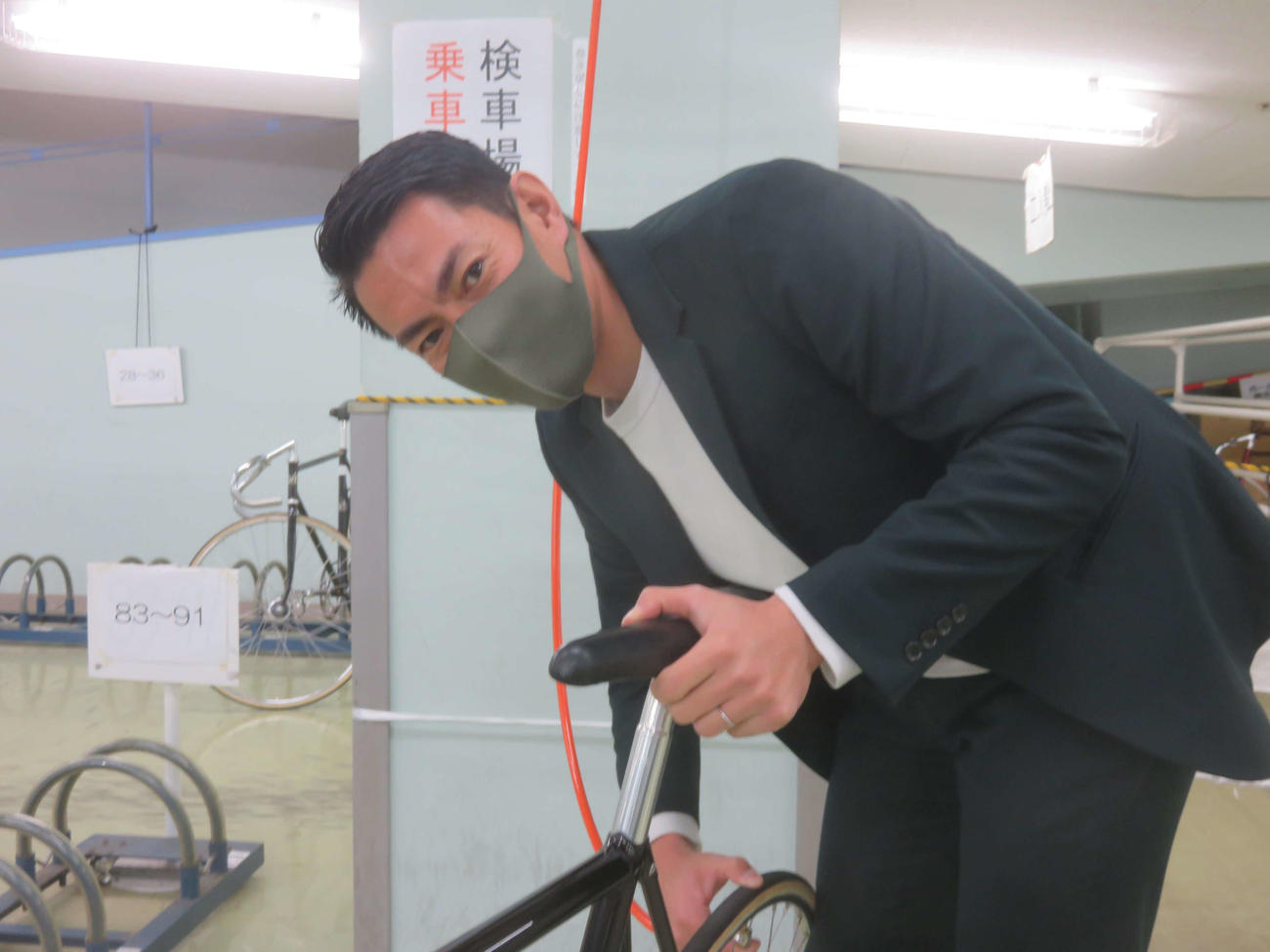 山本奨は迷わず篠原龍馬の番手を選択した（撮影・中野公博）